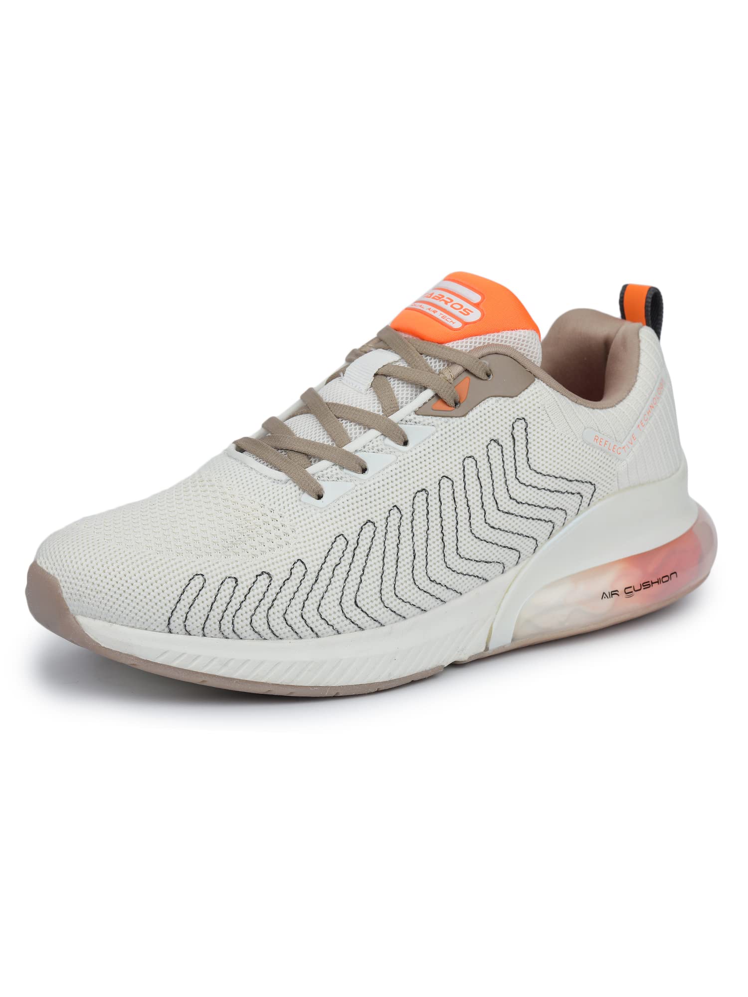 ABROS Mens ASSG1152 Sports Shoes -Off White/Orange-10UK (B0B435YBT7) Amazon Price History, Amazon Price Tracker