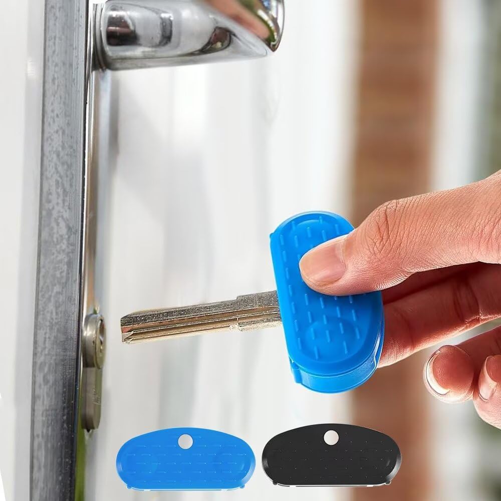 Lot de 2 poignées de clé Easy Grip pour personnes âgées, handicapées, mains faibles, MS, poignée ergonomique de Parkinson qui aide à tourner les clés avec facilité