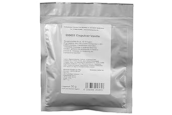 Hobbybäcker – Eispulver Vanille (50 g), Speiseeispulver für die Eismaschine, intensiver ...