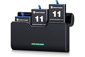 FirstPower GoPro 9 Battery 2250mAh 3-Pack