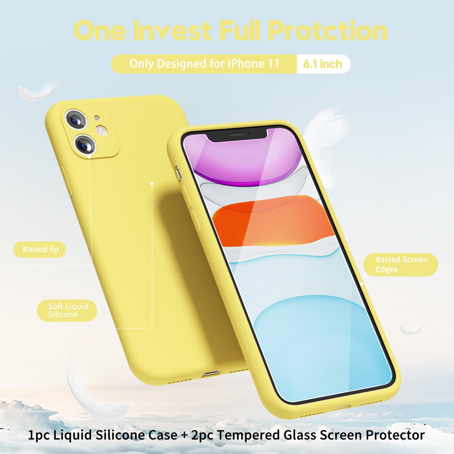 oakxco for iPhone 16 Pro Max Case Liquid Silicone, Soft Rubber Gel Elegant Aesthetic Basic Simple Cover, Cute Thin Slim TPU Matte Solid Color Plain Smooth Case for Women Girl, Light Pink — view 1028
