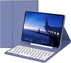 Capa para Tablet com Teclado Redondo Para Tab A9 Plus 11 Polegadas X210/X216/X218