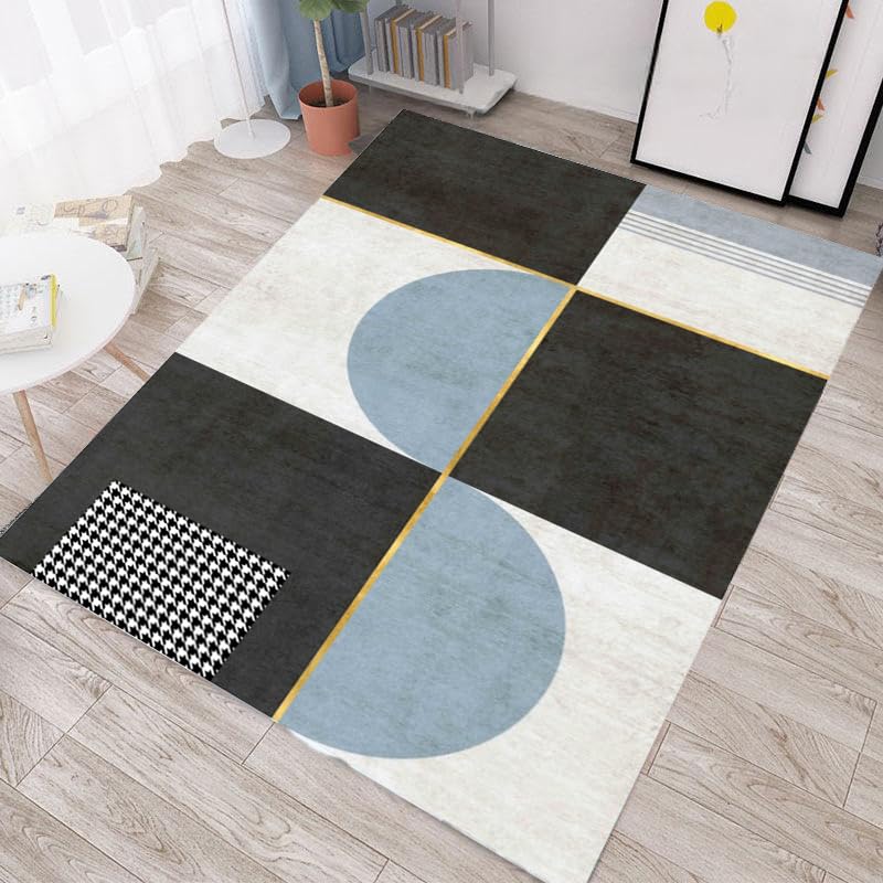 Tapis antidérapant et facile à nettoyer 160x200 cm pour bureau et salon