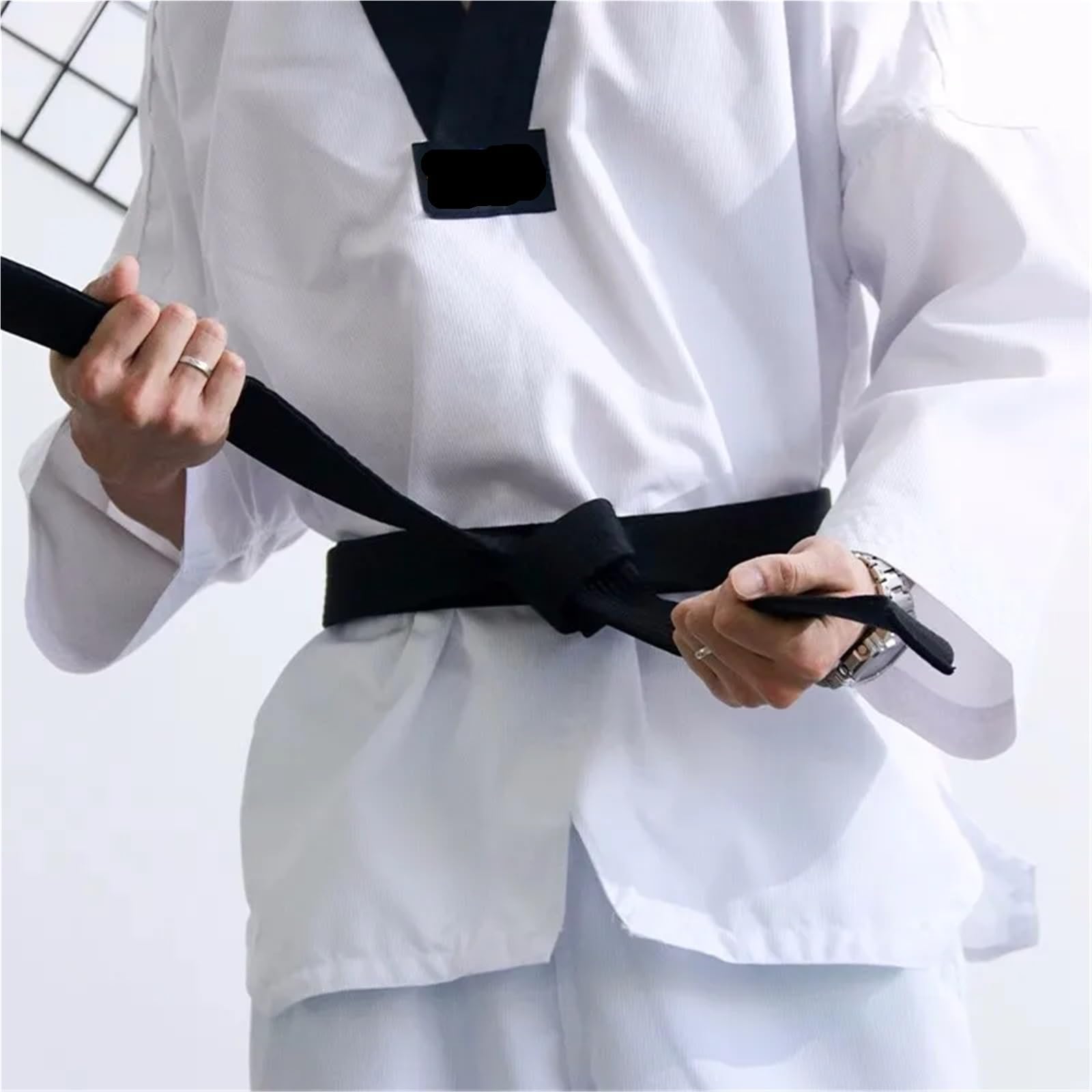 Traje De Judo Trajes de Judo, Uniformes Blancos de Taekwondo, Ropa de Karate, Judo y Taekwondo, Unisex for Adultos(XXL-180CM,Short Sleeve)