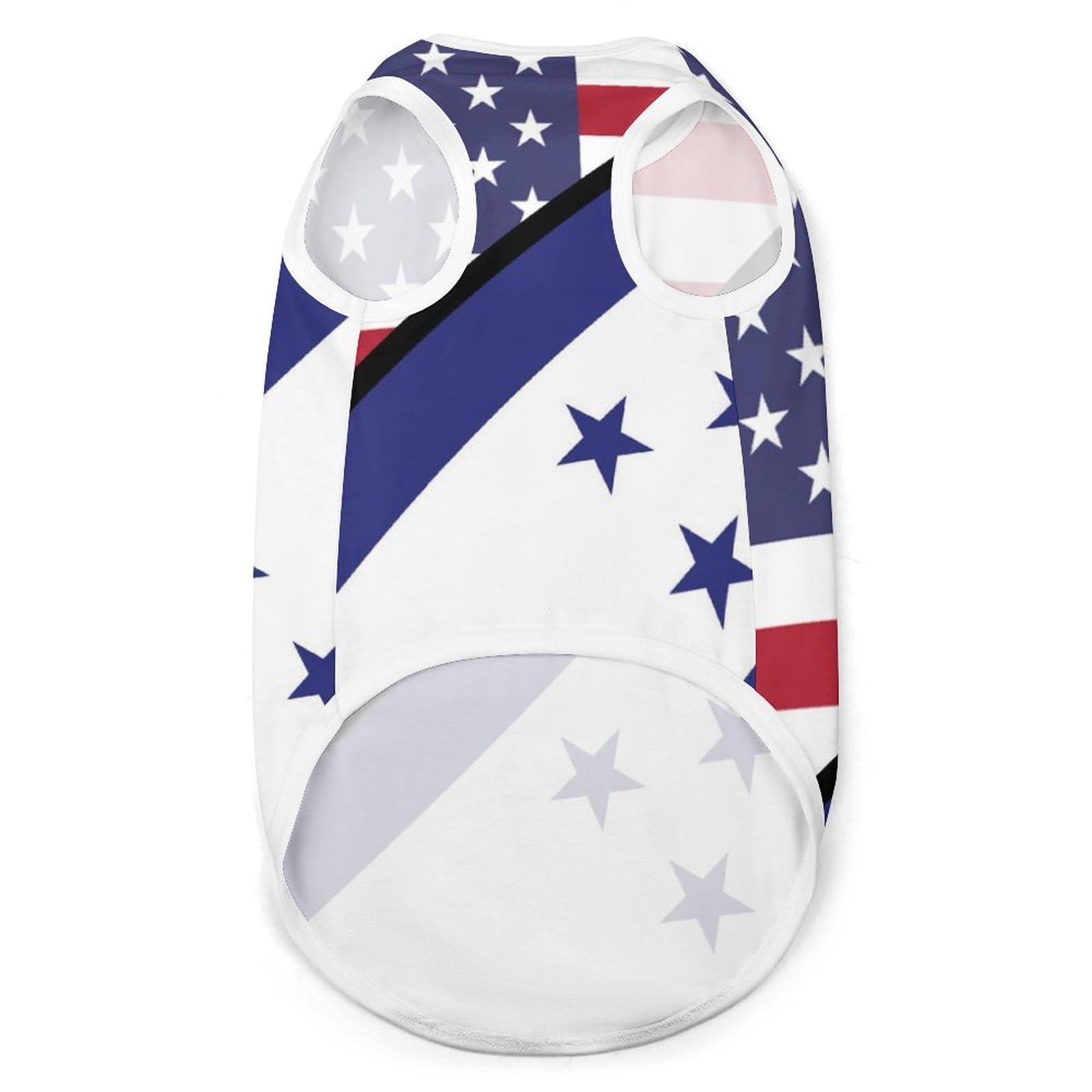 U.S. and Honduras Flag Cute Dog Shirts Soft Breathable Pet Tank Top Sleeveless Vest Cat Clothes S