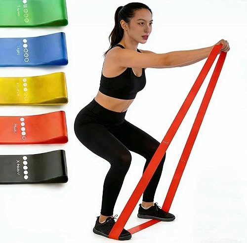 Juego de bandas de resistencia, bandas multifuncionales de entrenamiento en casa, equipo de ejercicio para entrenamiento de fuerza, yoga y pilates,
