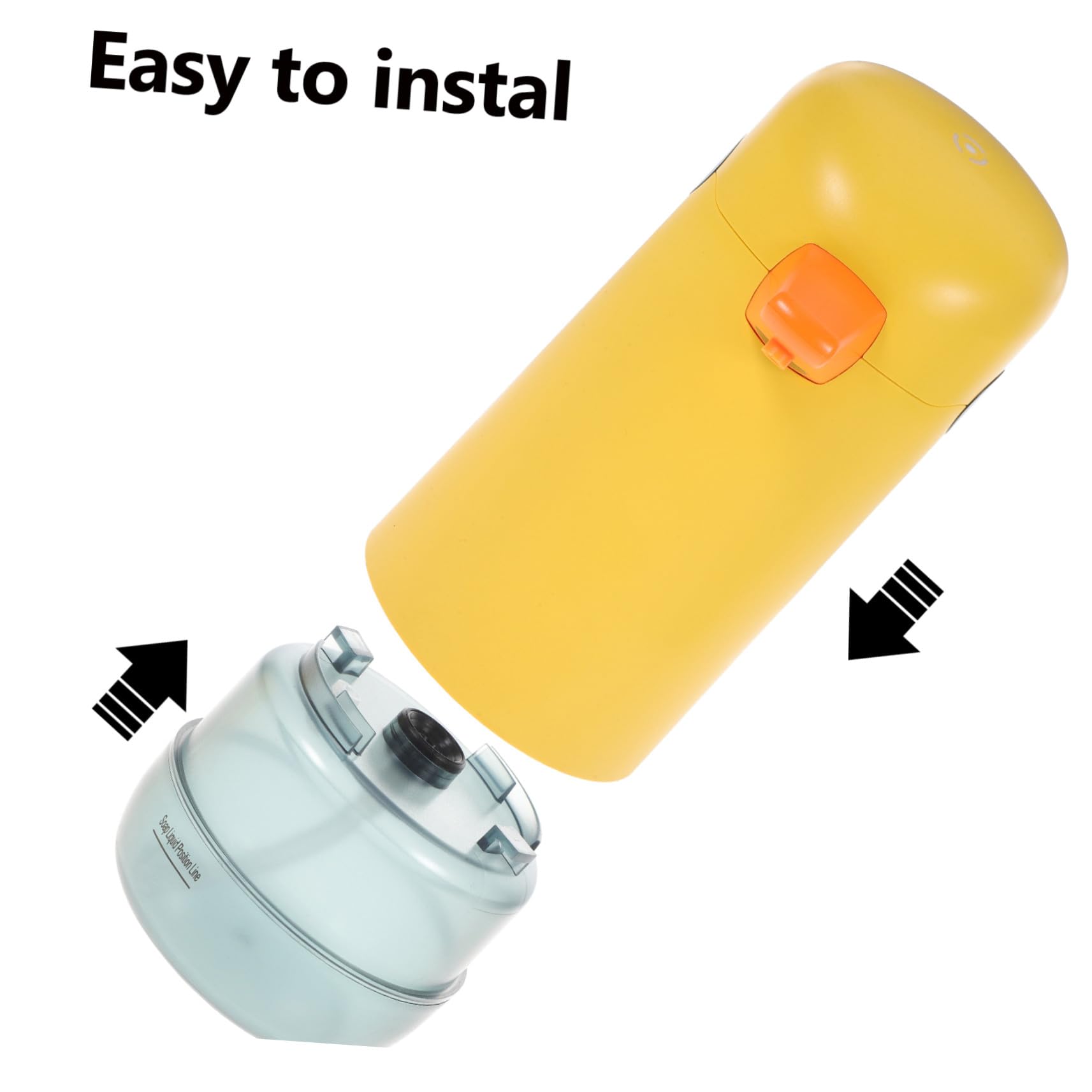 Dispenser Automatico per Sapone Liquido Giallo 220ml Ipx6