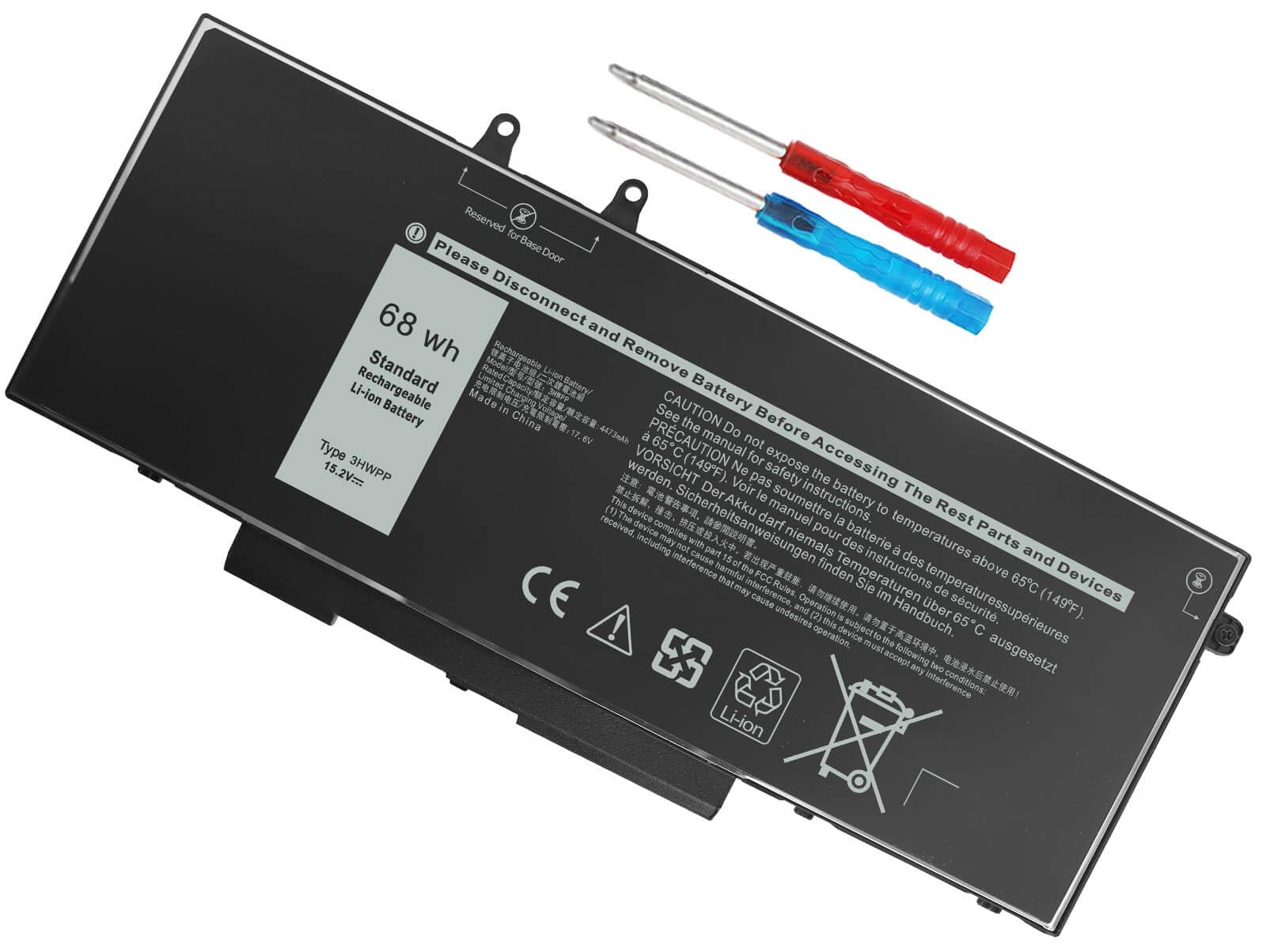 Amazon.com: DMKAOLLK 68Wh 3HWPP Battery for Dell Latitude 5510