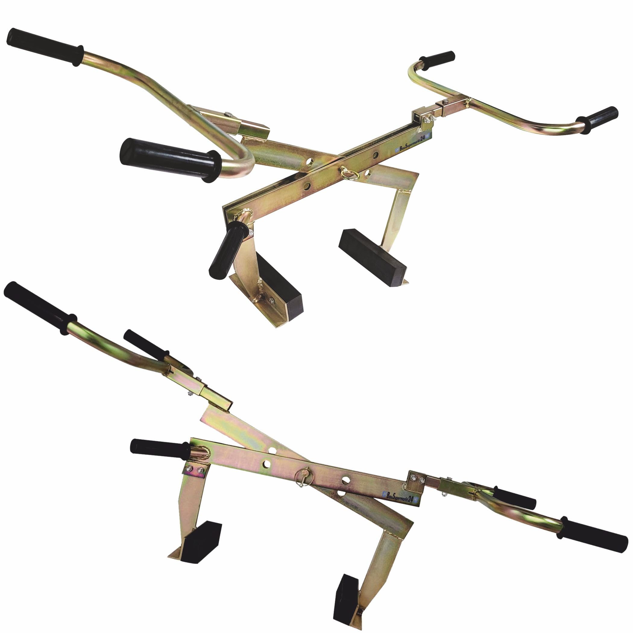 Bordsteinzange Versetzzange Bordsteinversetzzange bis 55 cm 200 KG Pflasterzange Treppenstufenzange Pflastersteinträger Bordsteinträger Steinzange Steinträger 2 Mann 2-Mann Pflastersteinzange