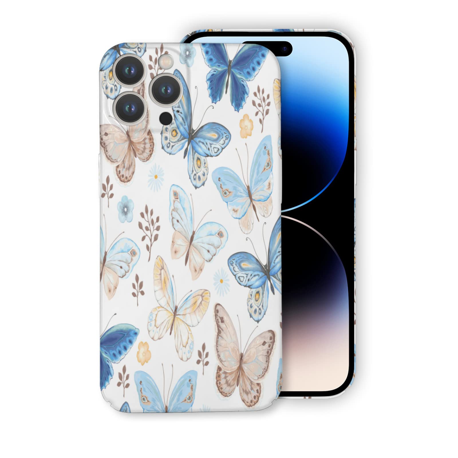 Amazon.co.jp: SEEKJOYS 電話ケース レトロな蝶の模様デザイン iPhone