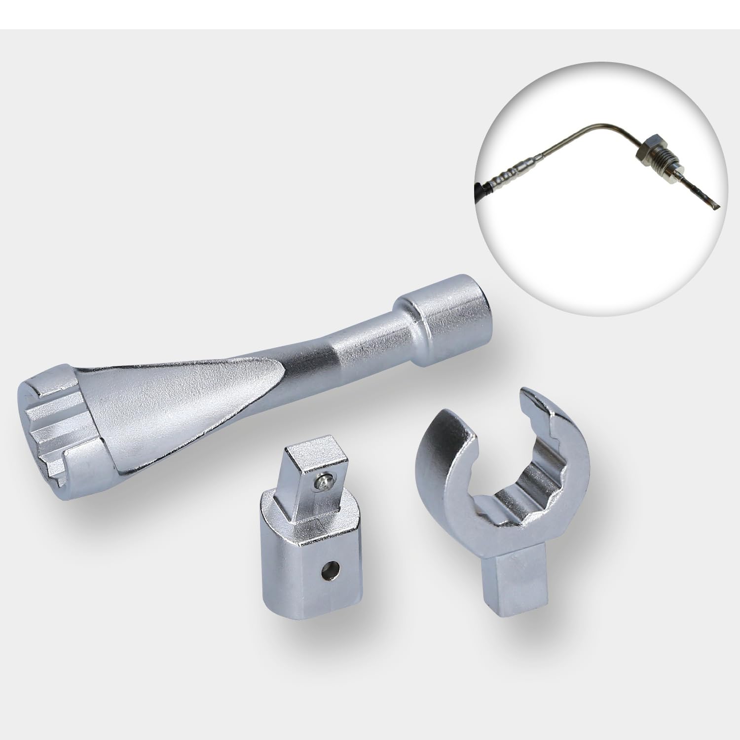 BRILLIANT TOOLS BT606004 Spezial-Schlüssel für Abgastemperatur- sensor für VAG, SW 19 mm [Powered by KS TOOLS]