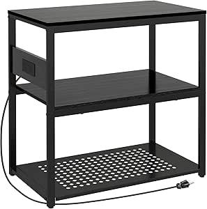 Winkalon 20-29 Gallon Fish Tank Stand,Heavy Duty Metal Aquarium Stand With Cabinet Storage For Turtle Tank Reptile Terrarium Black