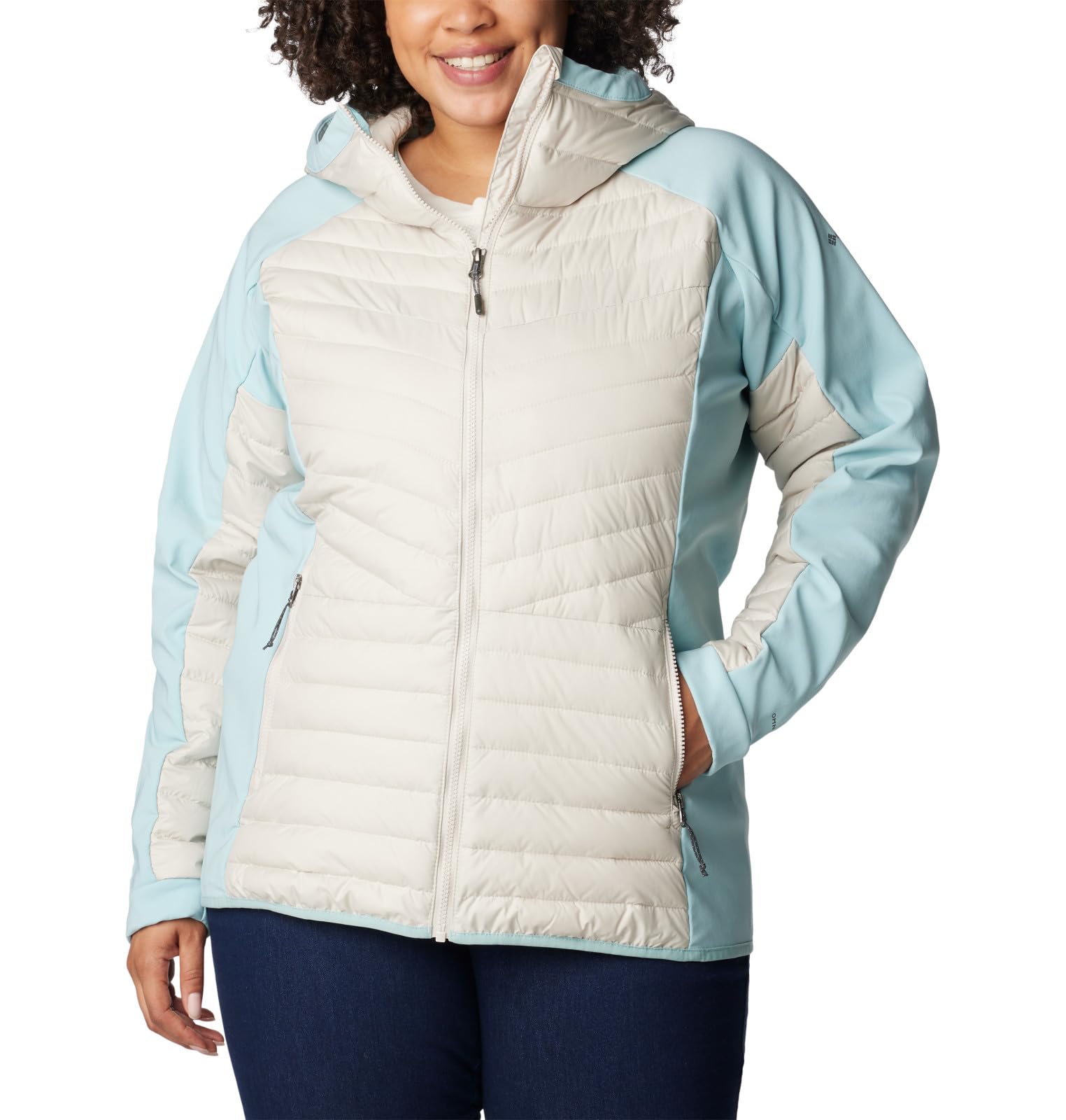 Columbia Powder Lite - Chaqueta Híbrida Con Capucha Powder Lite - Chaqueta híbrida con capucha Mujer
