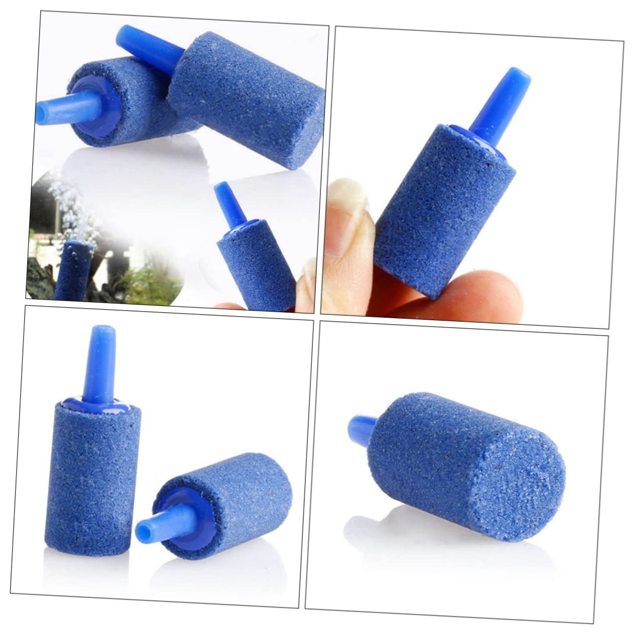 Toddmomy 100pièces Pierre à Air pour Aquarium Bulleur Remplaçable pour Réservoirs Eau Douce Et Aquariums Et Systèmes Hydroponiques