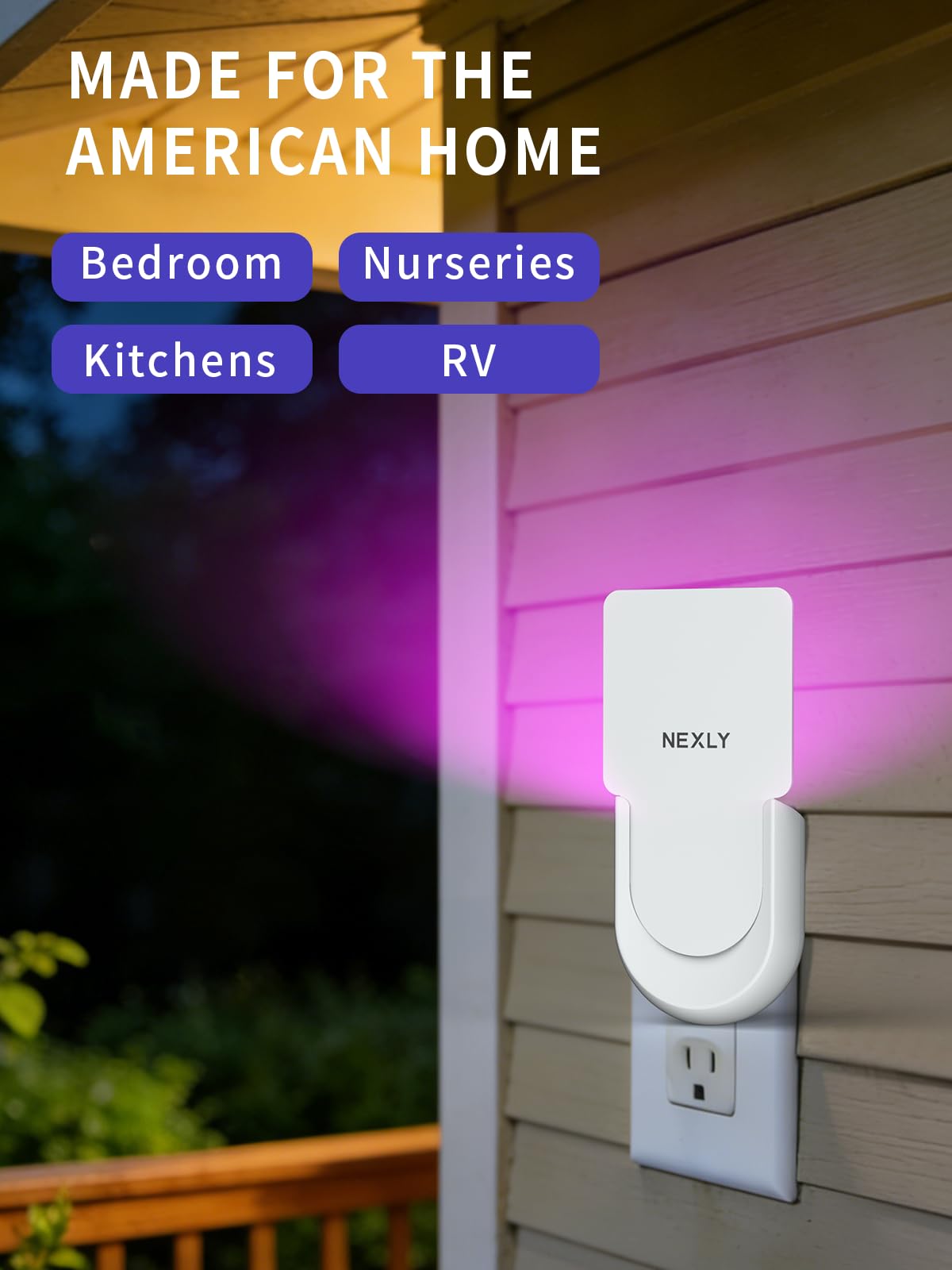 NEXLY MK030 - Trampa para moscas de la fruta para interiores, trampas para moscas de frutas para interiores, trampas para moscas de luz nocturna, para el hogar, dormitorio, sala de estar, cocina (1