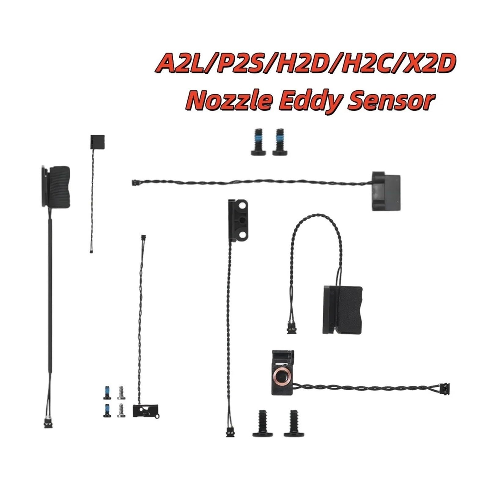 Aixinong1 Cewka wiroprądowa do części drukarki 3D Lab A2L P2S H2D H2C X2D Czujnik dyszy(FOR P2S Eddy Sensor)