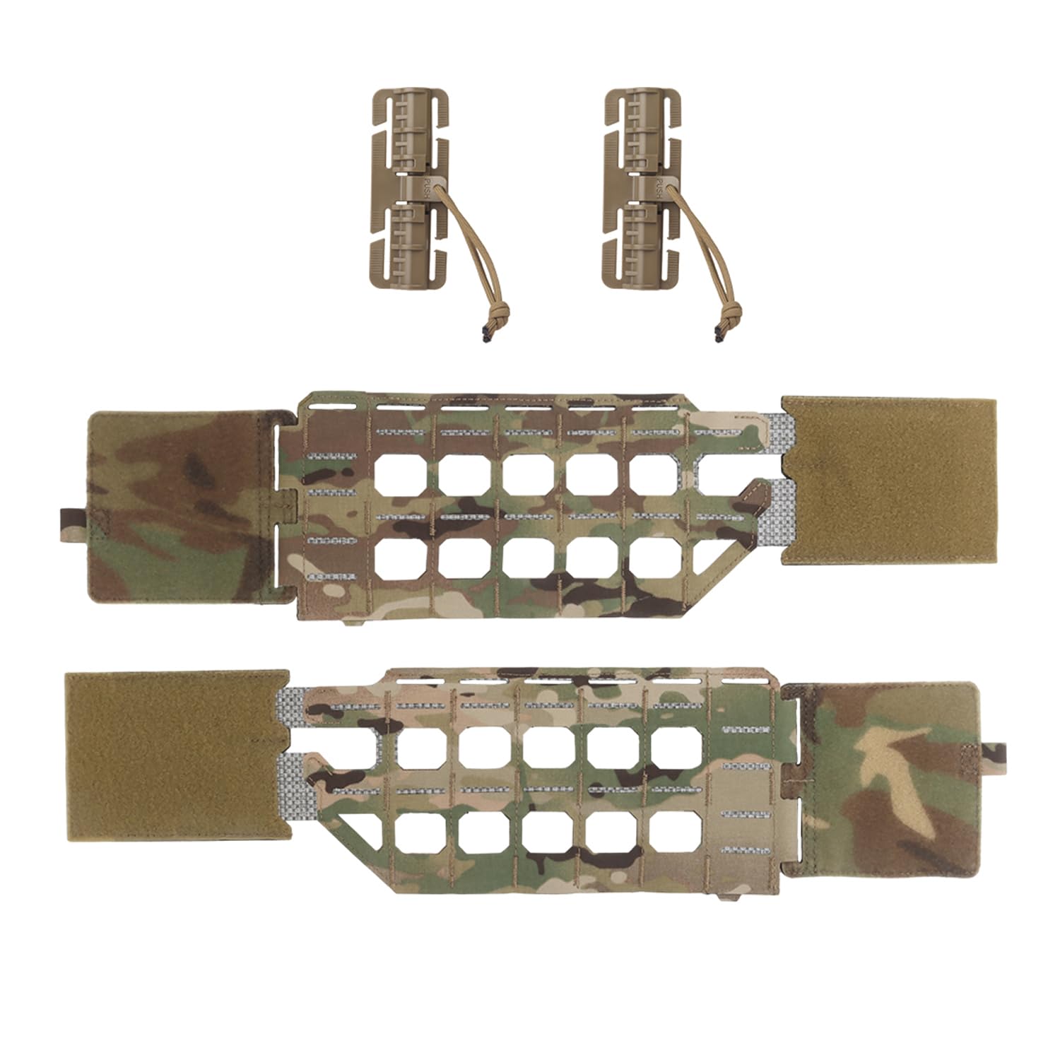 GYDEHUTJ Tactical MOLLE Vest Quick Release Elastic Cummerbund, Lightweight Girdle Side Belt Cumberbund Set