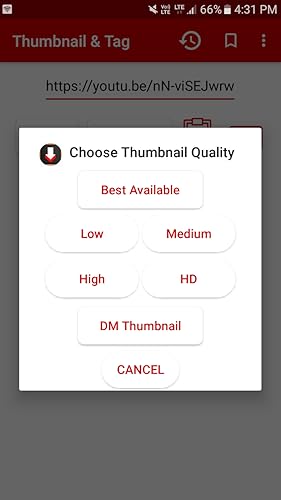 Video Thumbnail Downloader
