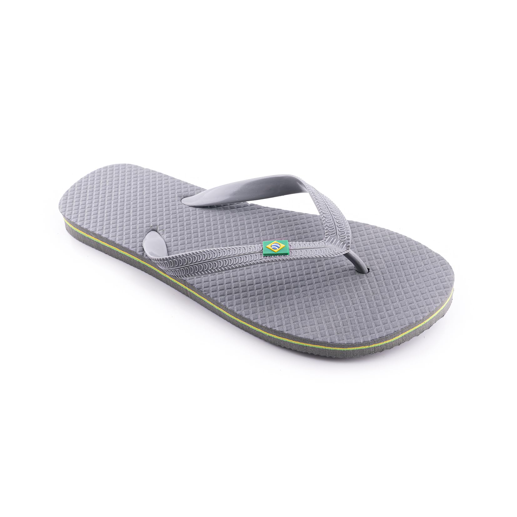 R-ISLAND Chanclas para hombre,Flip-flops,brasil logo, Adulto,Genial para casa,playa piscina.