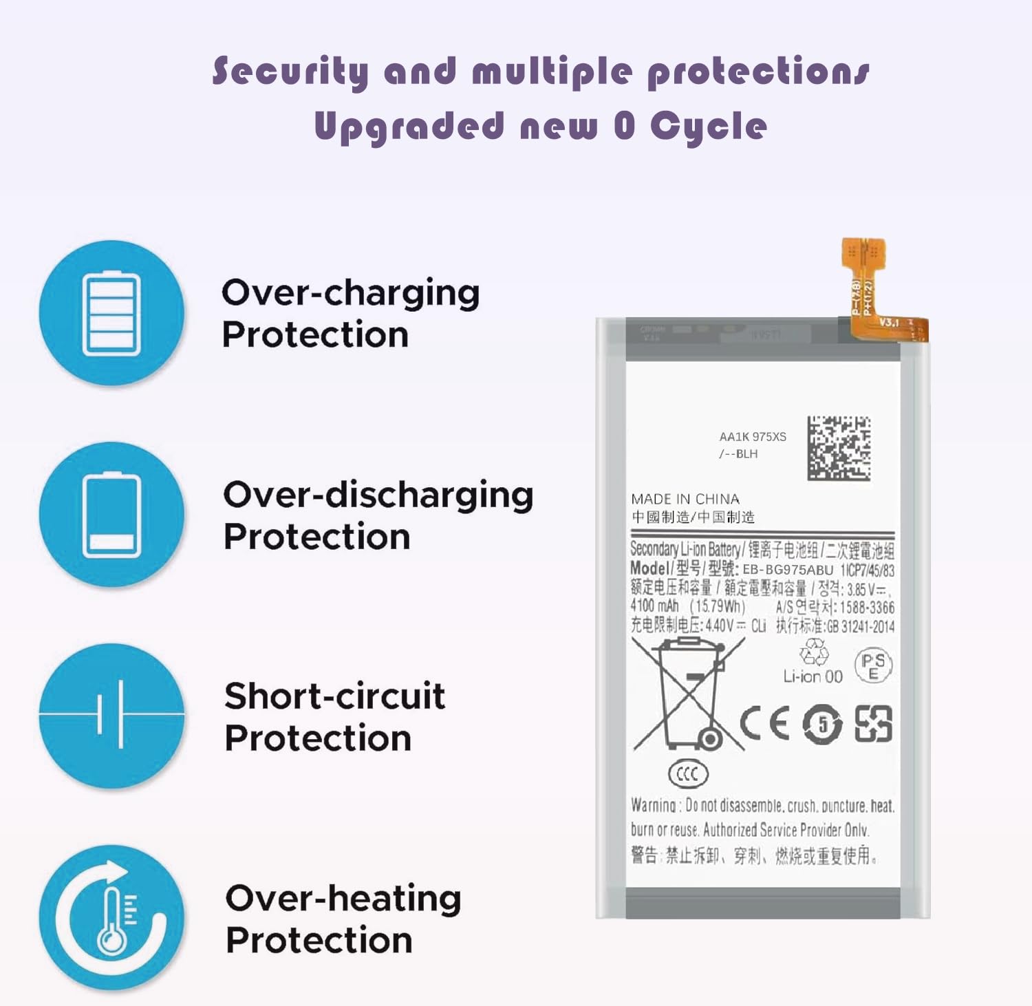 Svenirven Galaxy S10 Plus Battery,2025 New Upgraded Battery for Samsung Galaxy S10 Plus SM-G975F G975U G975W G975U1 G9750 G975N G975X with Full Remove Repair Tool Kit