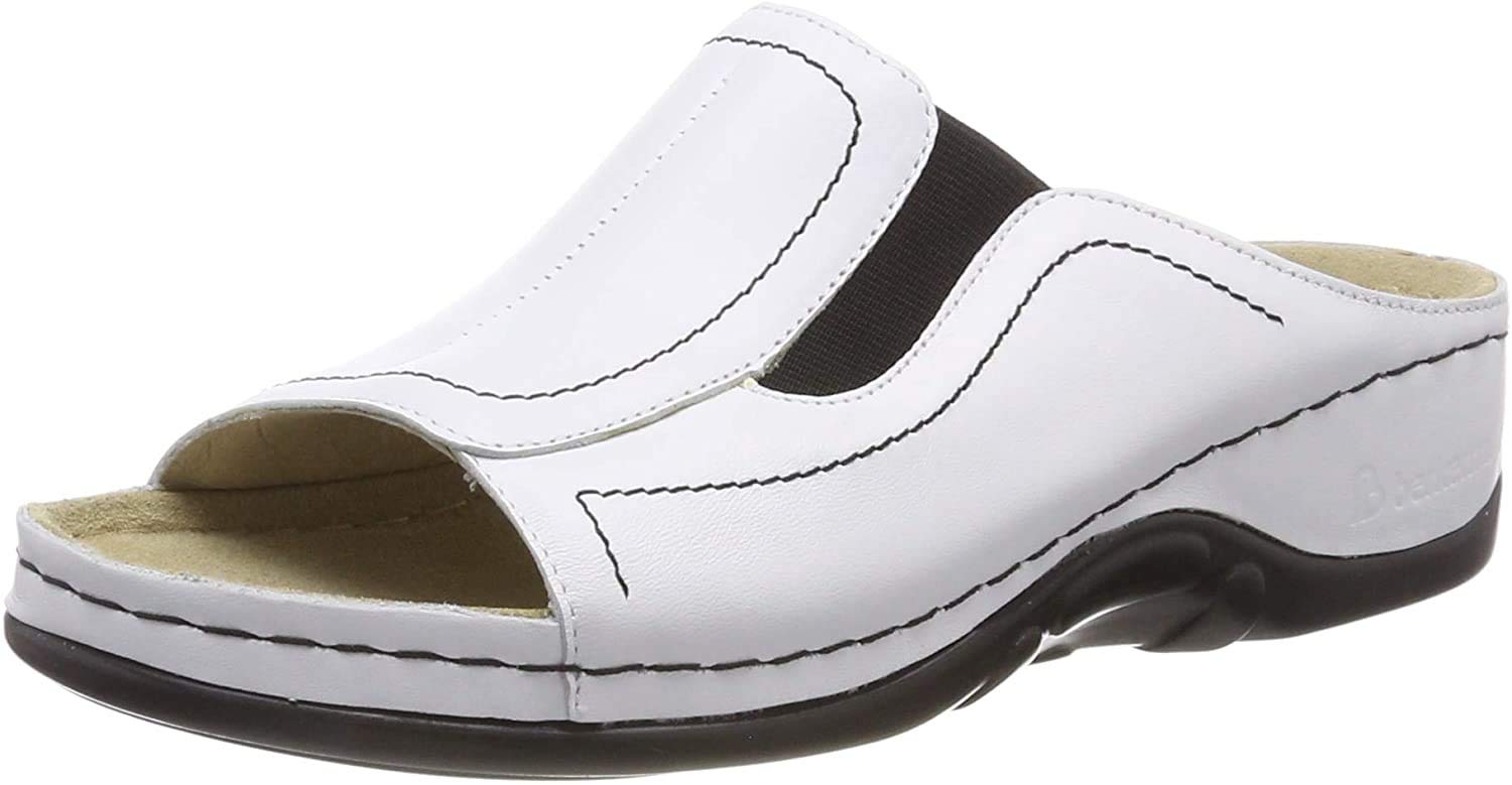 Berkemann Women's Isabella Slipper, White, 8 UK