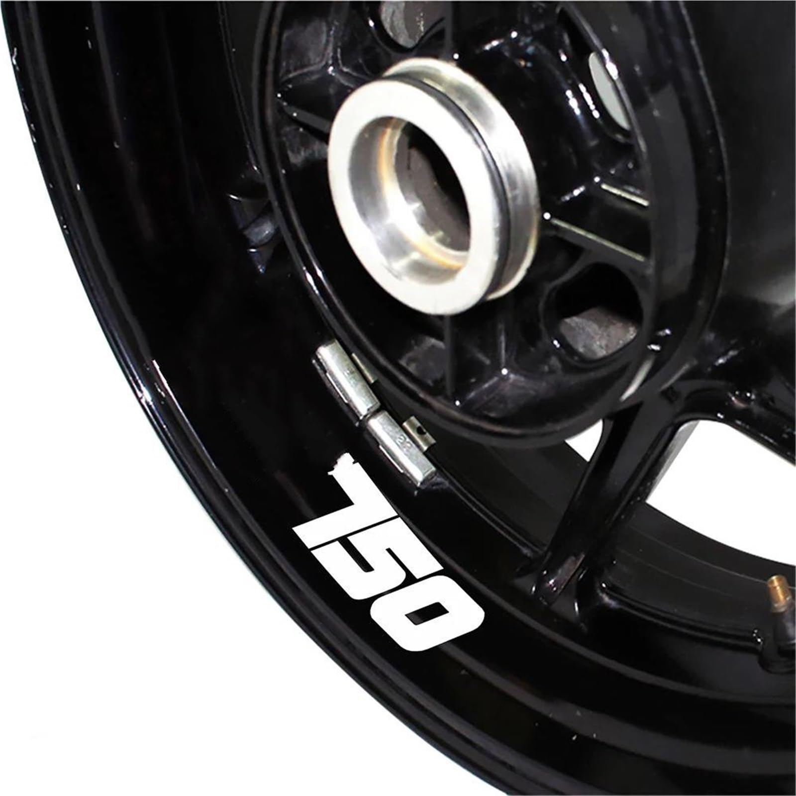 Motorcycle Reflective Wheel Stickers Rims Waterproof Decals for ZXR750