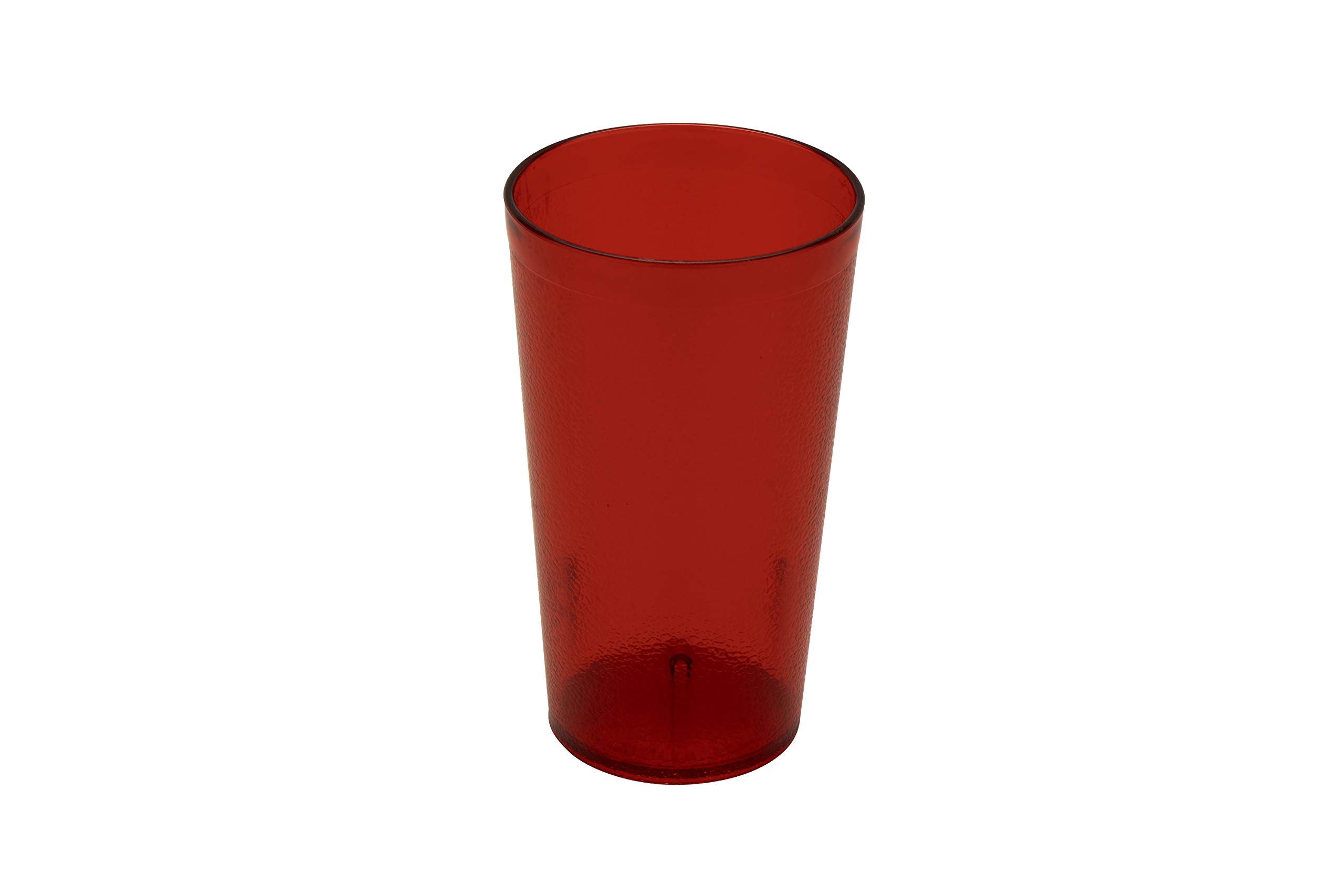 G.E.T. 6612-1-R-EC Heavy-Duty Plastic Restaurant Tumblers, 12 Ounce, Red (Set of 4)