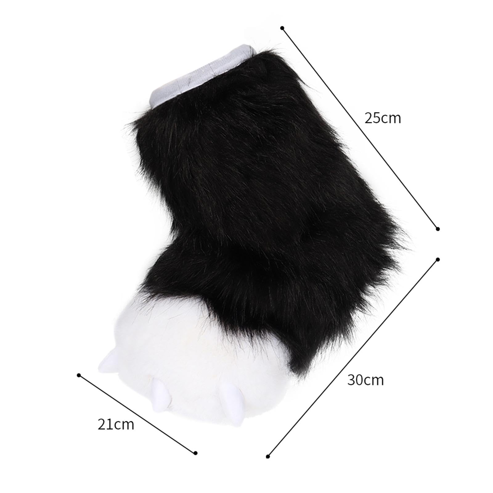 kowaku Fuzzy Paw Animal Plush Beast Foot Pantofole per Carnevale Bambini Regali di Compleanno Adulti Donne Ragazze