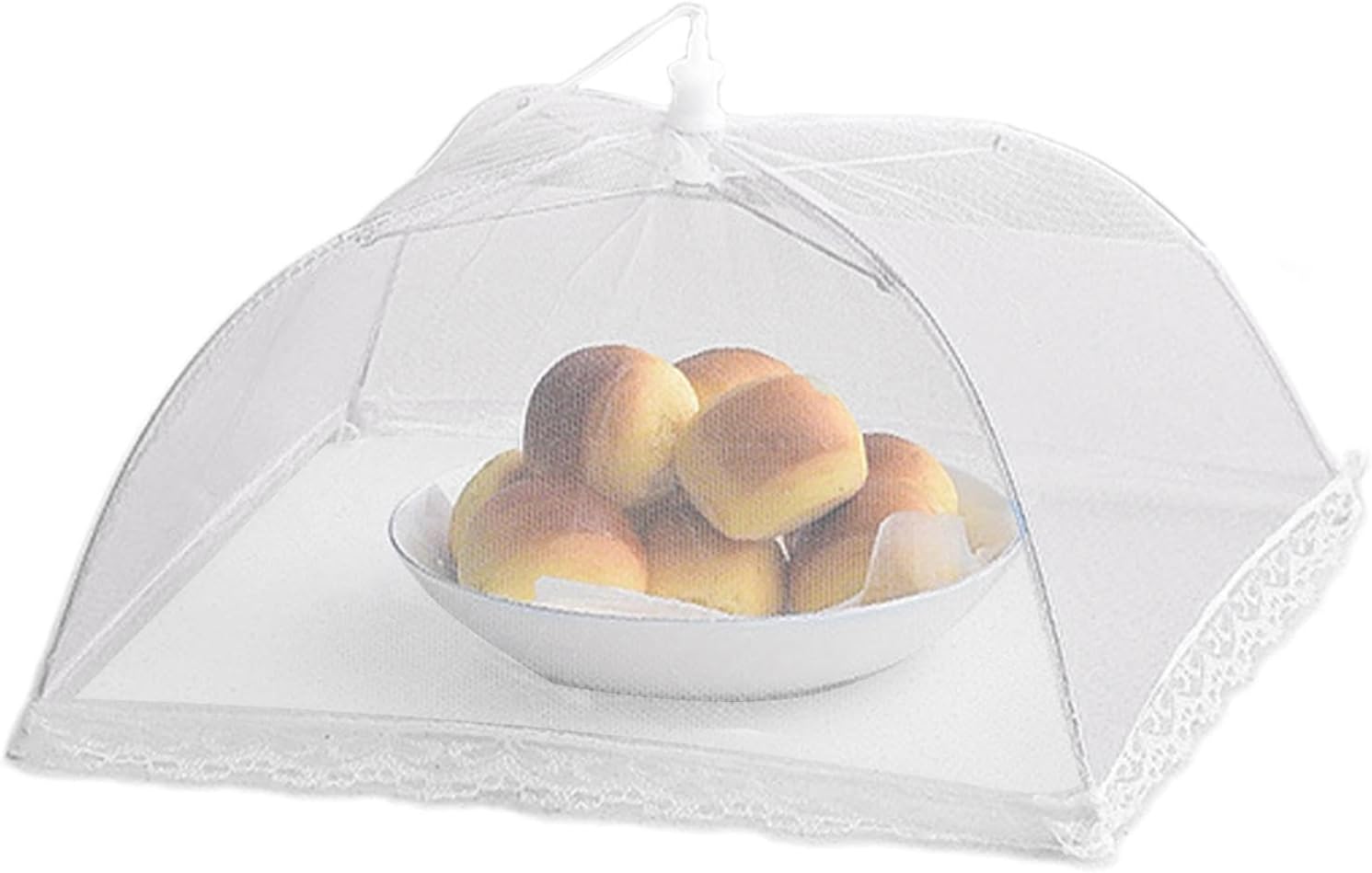 Reusable Mesh Food Screen Cover for Outdoor Dining and Kitchen Use