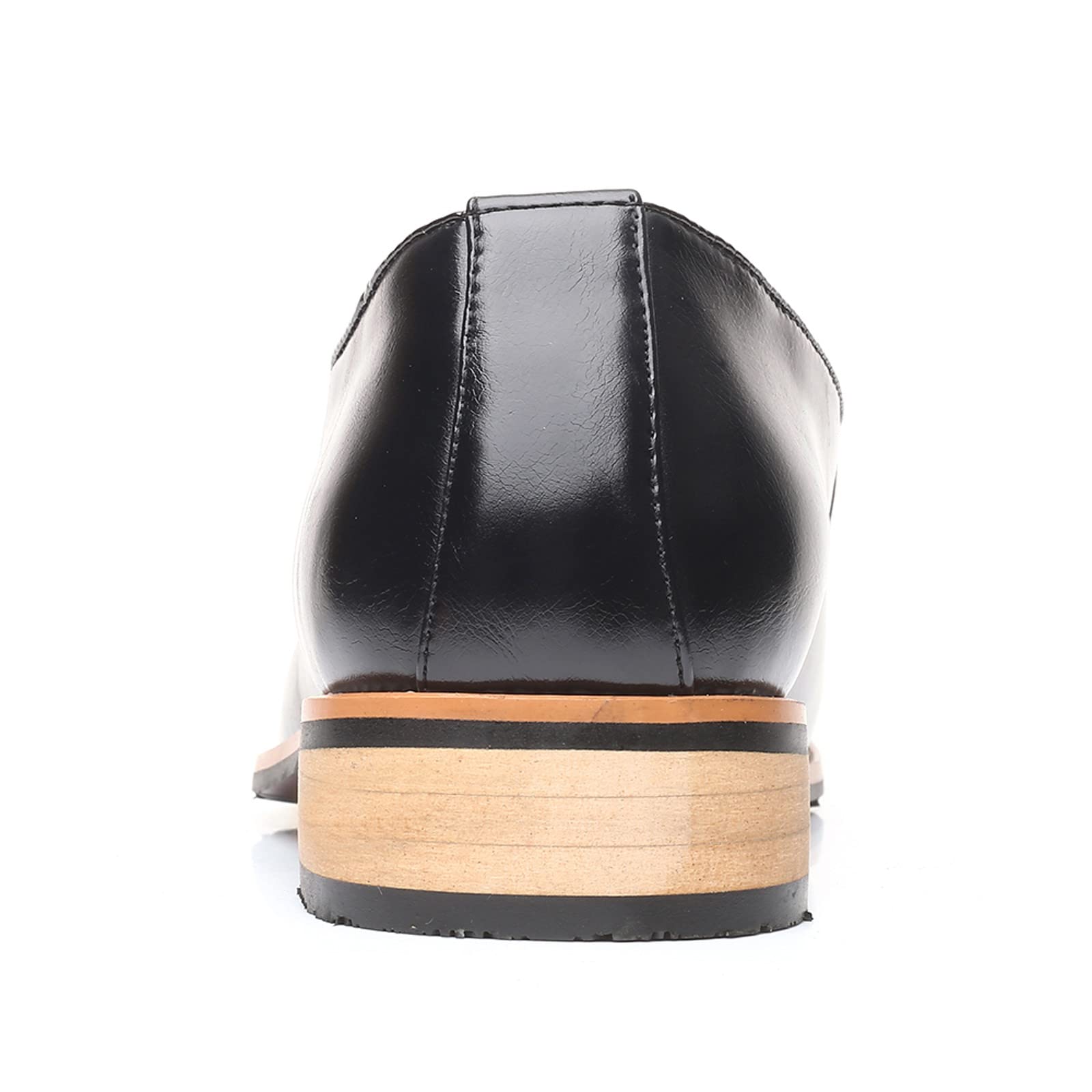 Mocasines clásicos con borlas para hombre, zapatos de vestir elegantes de piel sintética para negocios, bodas, fiestas