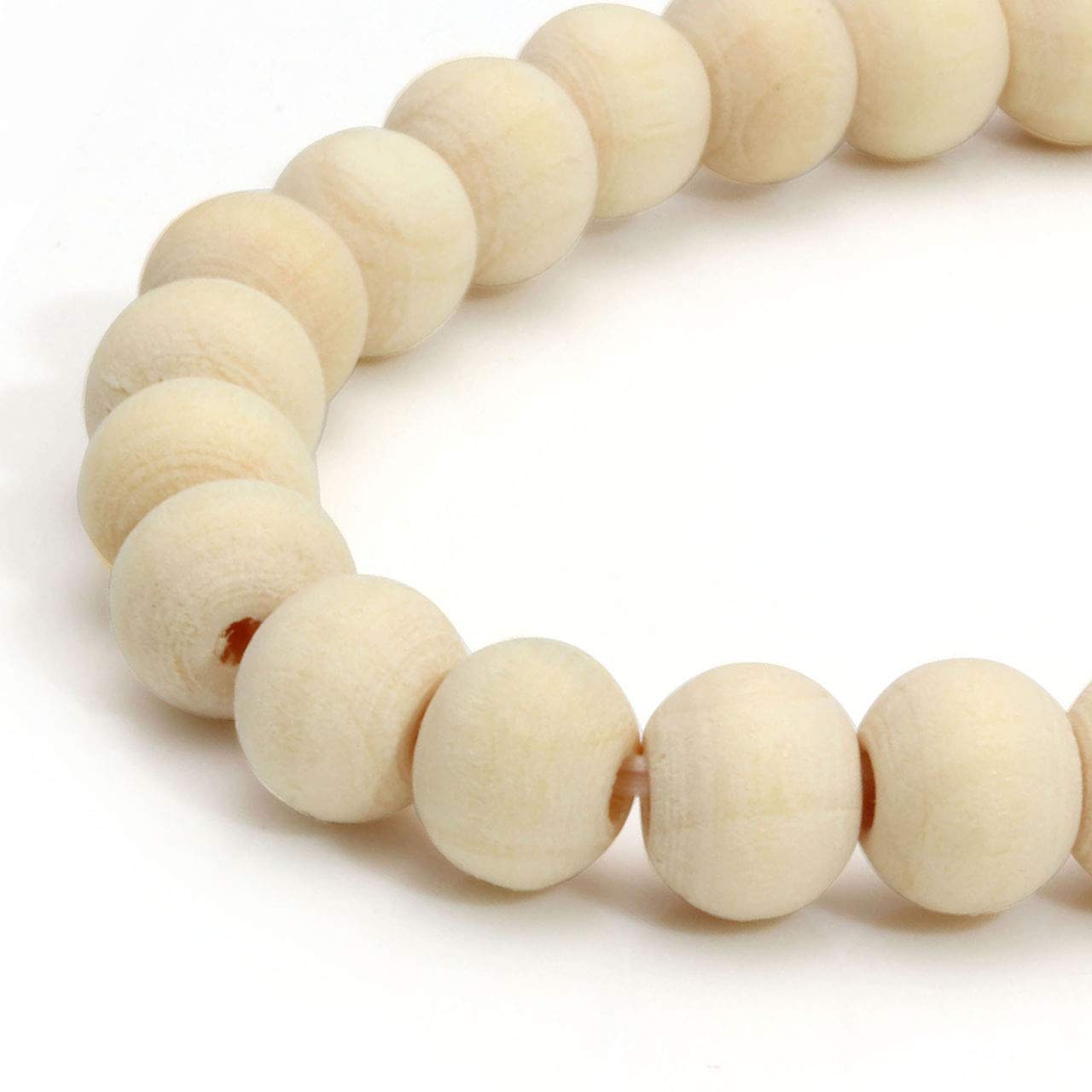 Bracciale con Perline di Legno per Uomo e Donna, Bracciale diffusore di Oli Essenziali con Pietra lavica.