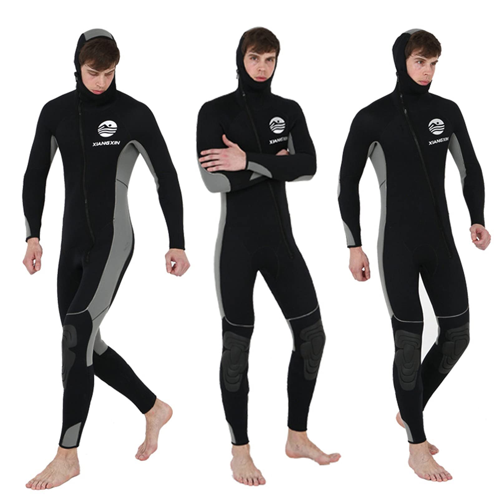Amazon.co.jp: メンズウェットスーツ、5mmプレミアムネオプレン