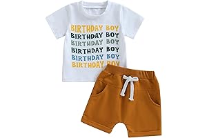 Adorable Birthday Boy 1st Birthday Party Outfit