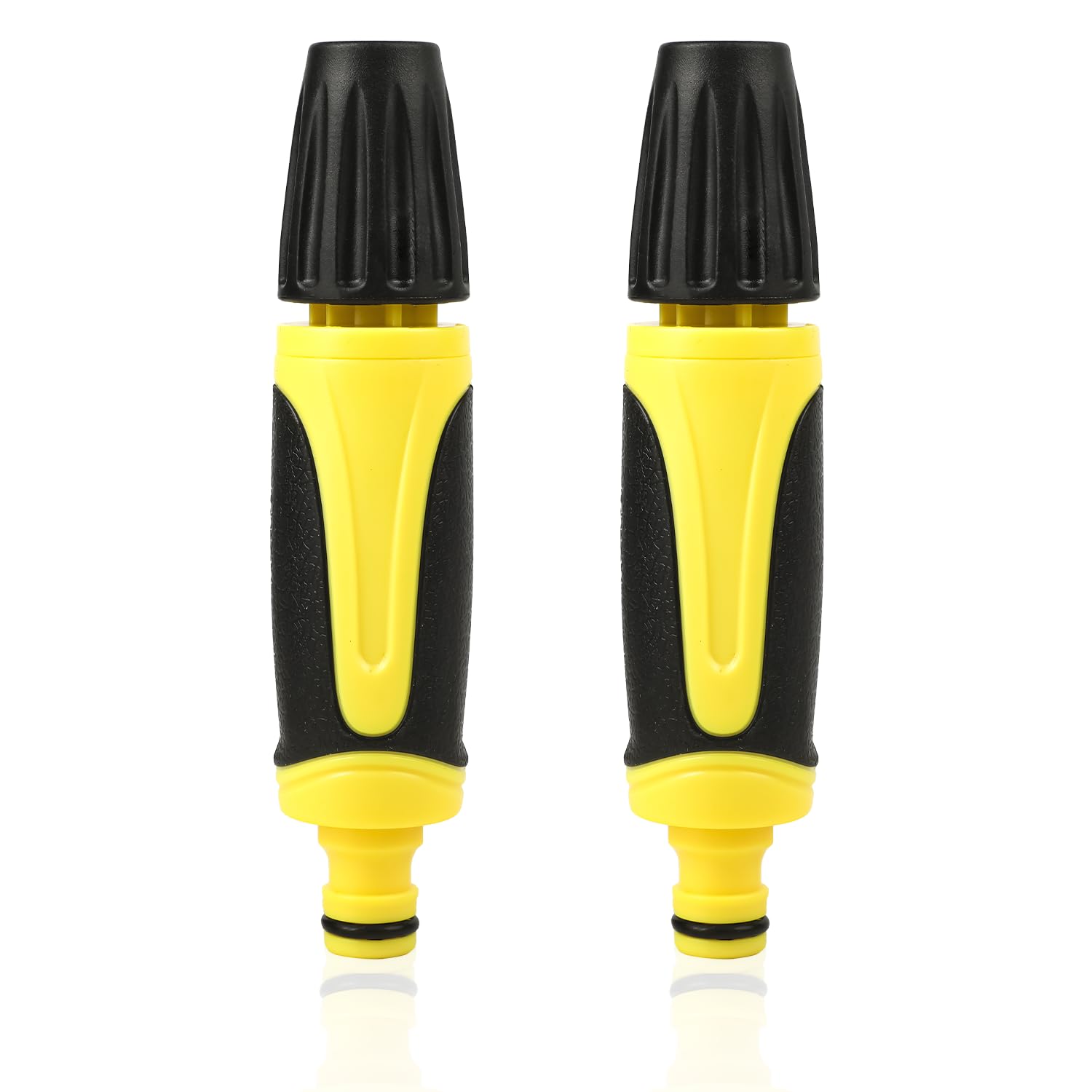 2 PCS Hose Nozzle | High Pressure Garden Hose Nozzles & Spray Guns | 360 Degree Rotating Nozzle Heads Hose Pipe Nozzle for Car Wash Garden Irrigation