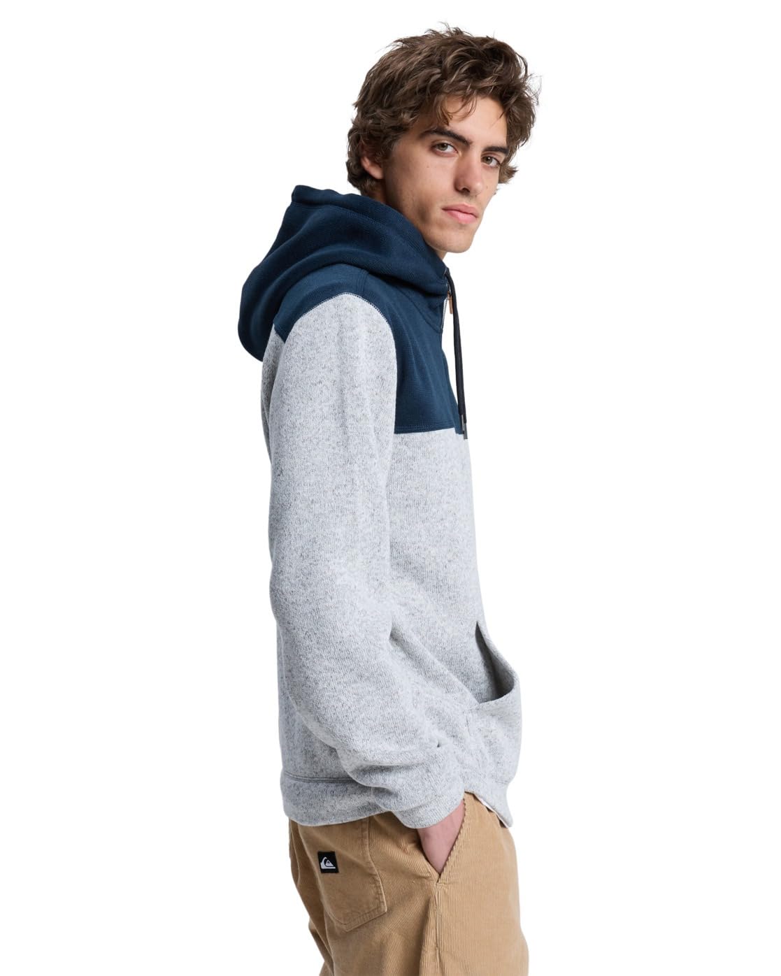 Quiksilver Keller Block Zip Suéter cárdigan Hombre (Pack de 1)