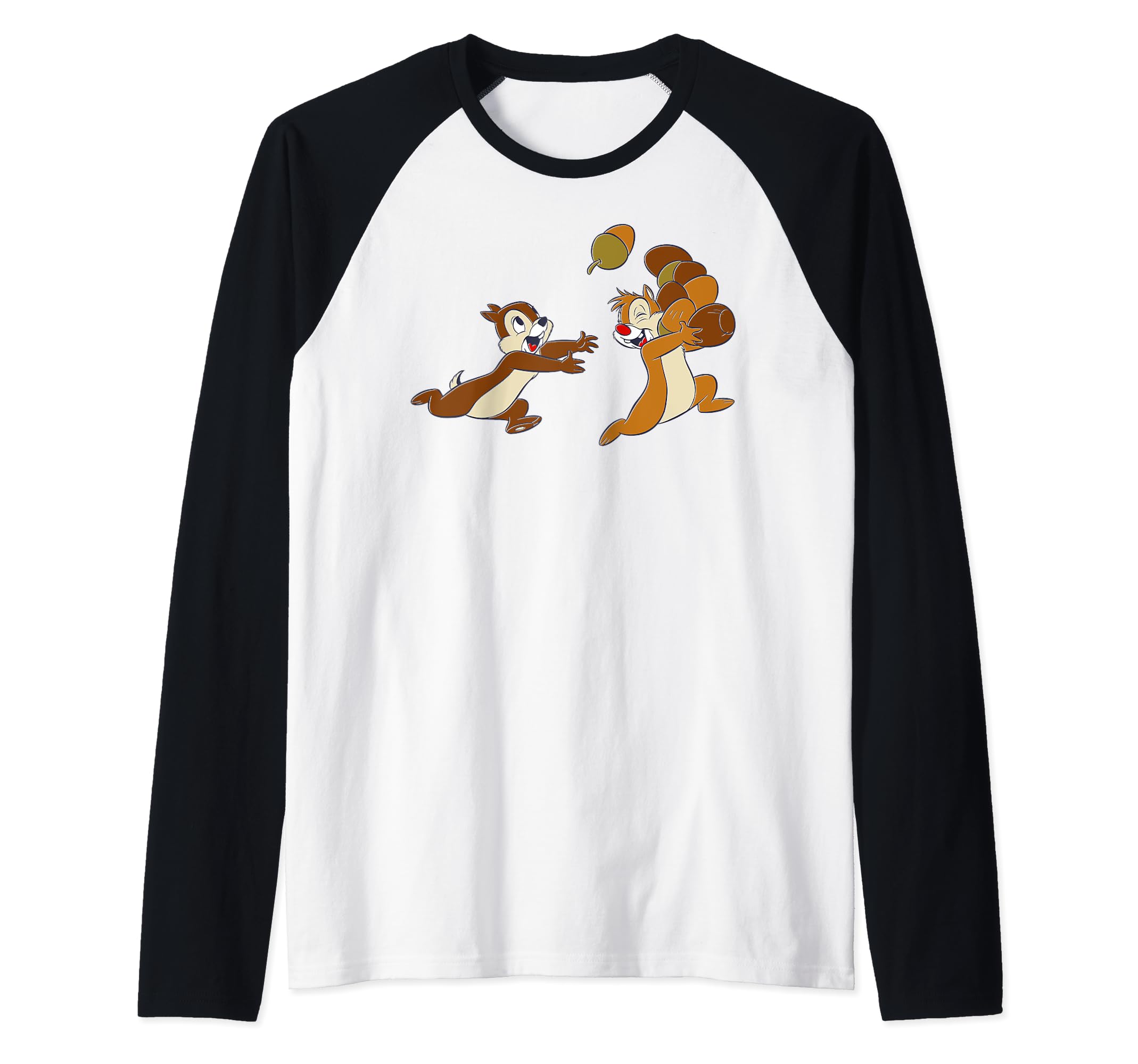 DisneyChip 'N Dale Acorn Chase Raglan Baseball Tee