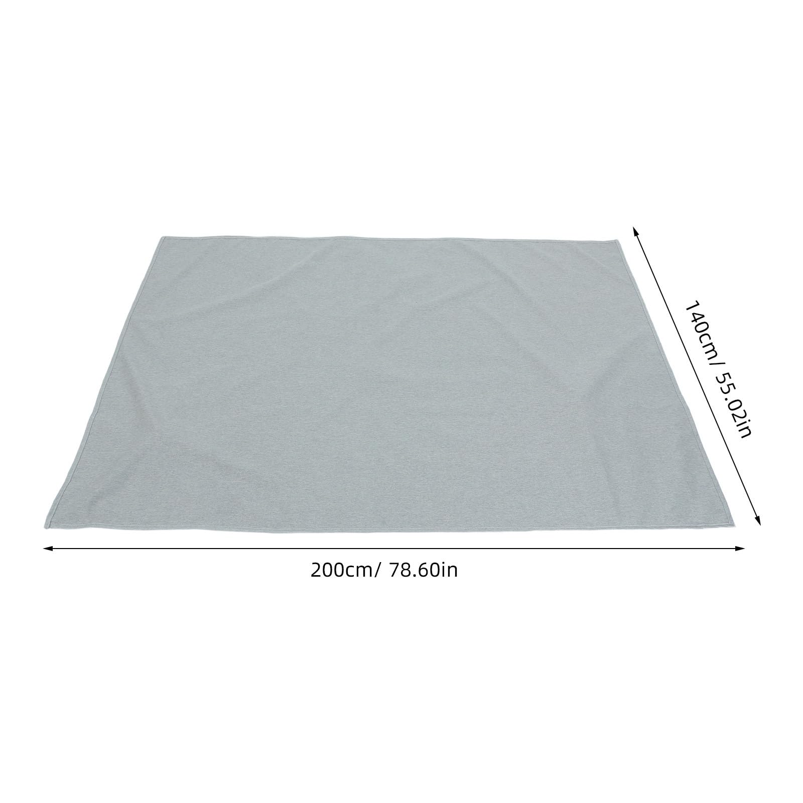 Tovaglia: Tovaglia decorativa rettangolare in poliestere per tavolo da pranzo, ideale per anniversari, feste di matrimonio e altre occasioni speciali, 140x200 cm/78,74x55,12 pollici.