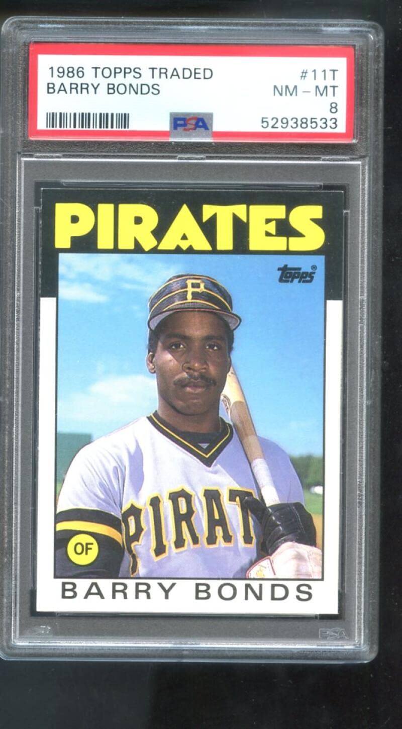 バーリーボンズ Amazon.com: Barry Bonds Graded PSA 8 NM-MT (Baseball Card) 1986