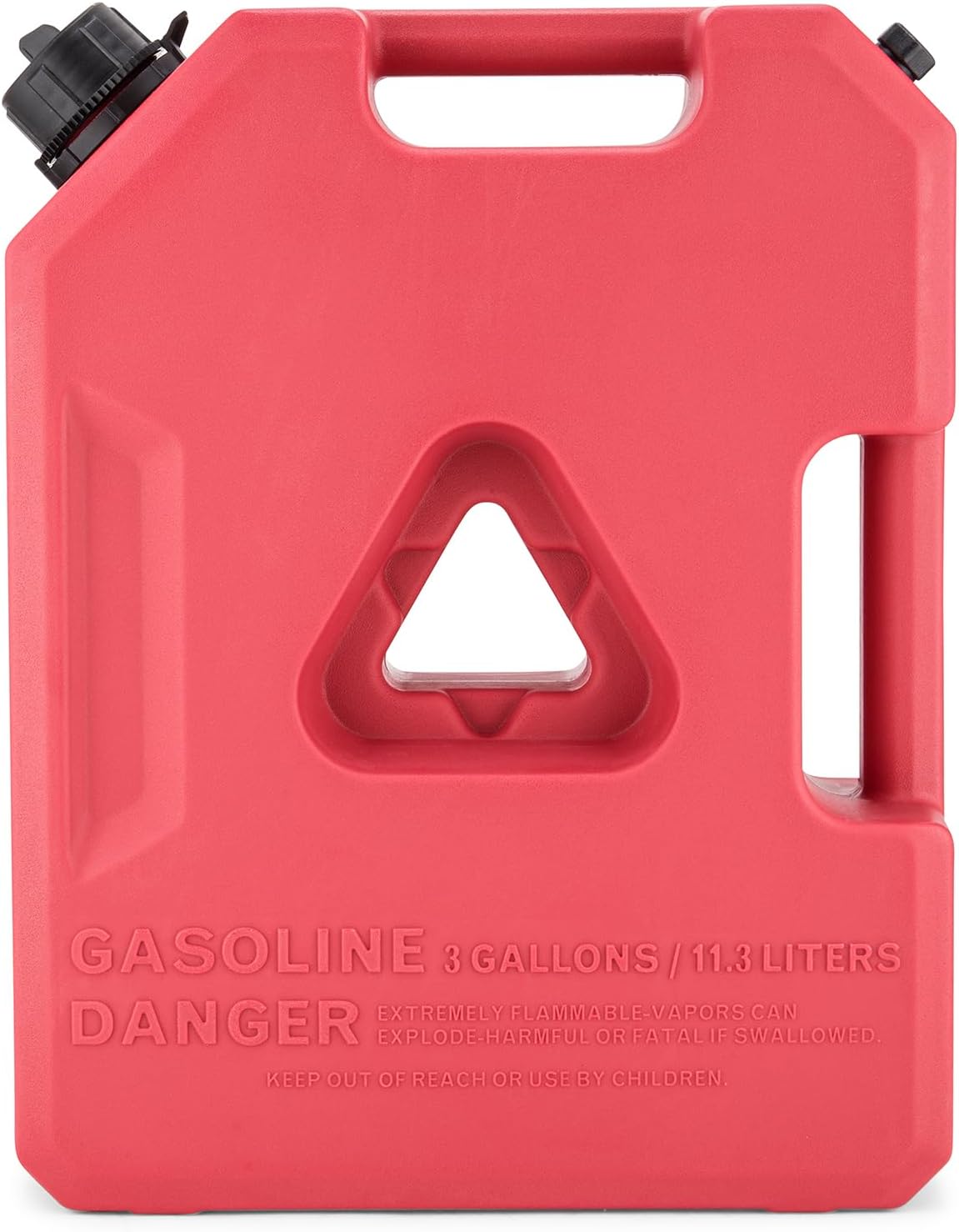 AOR 3 Gallon Extreme Fuel Jerry Can - Heavy Duty Durable Plastic, Leak-Proof Petrol Can with Built-in Fuel Pipe for Offroad Adventures