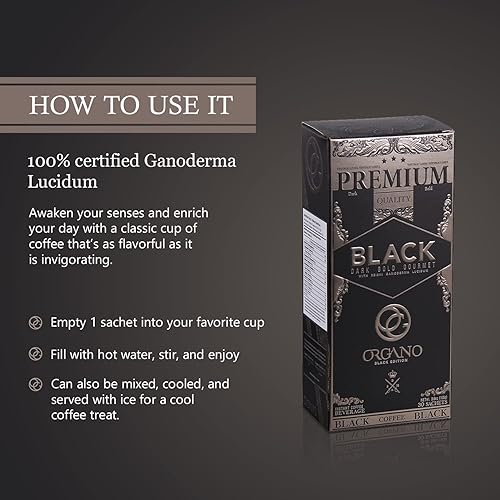 Miniatura 9 de Organo Gold Combo paquete 1 caja de café y 1 cafe latte negro orgánico. 100% certificado café gourmet