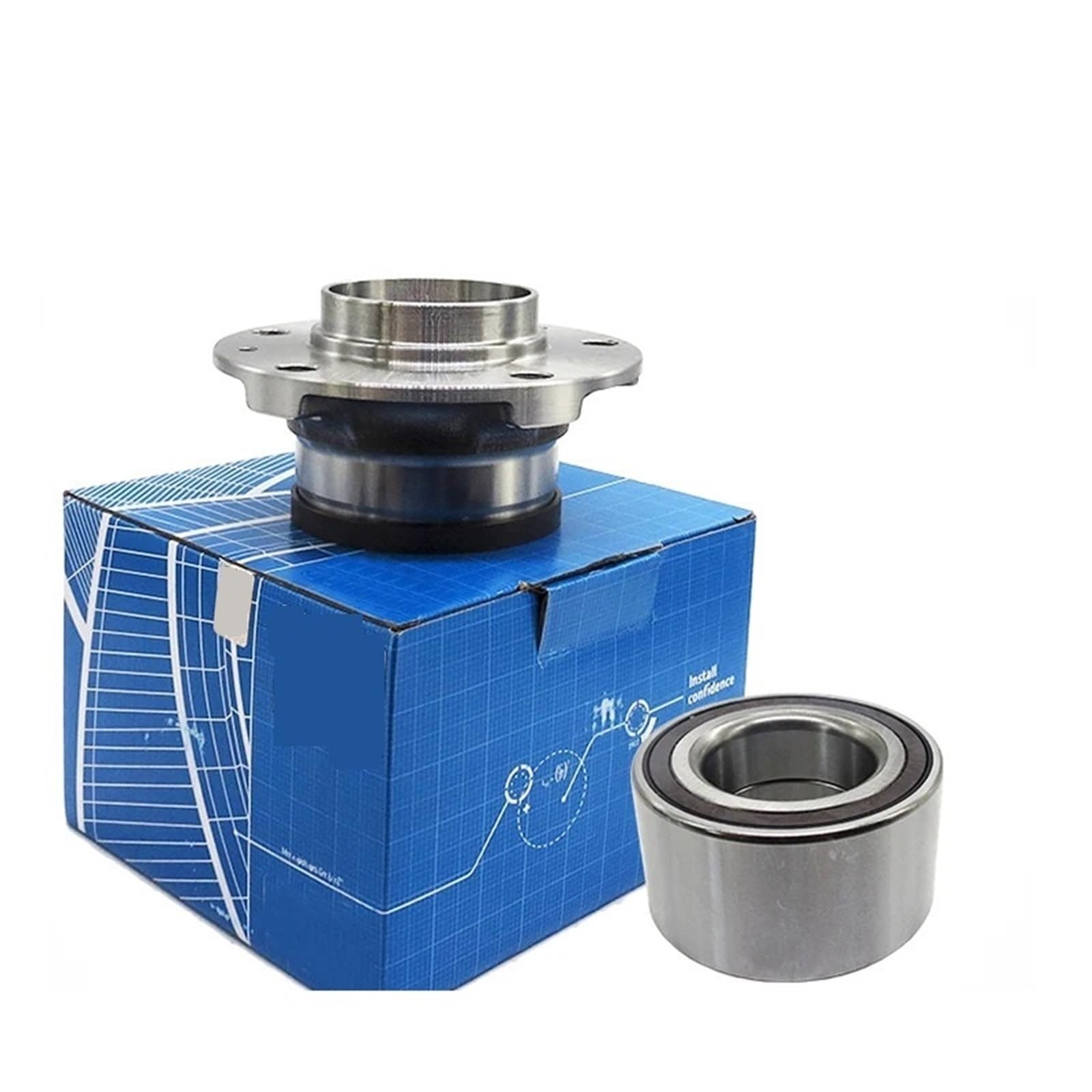 Juego de cojinete de rueda Adatto per Dongfeng Peugeot 508 Citroen C5 Cuscinetti delle ruote anteriori e posteriori del mozzo ruota Kit de Rodamientos para Rueda(Front one)