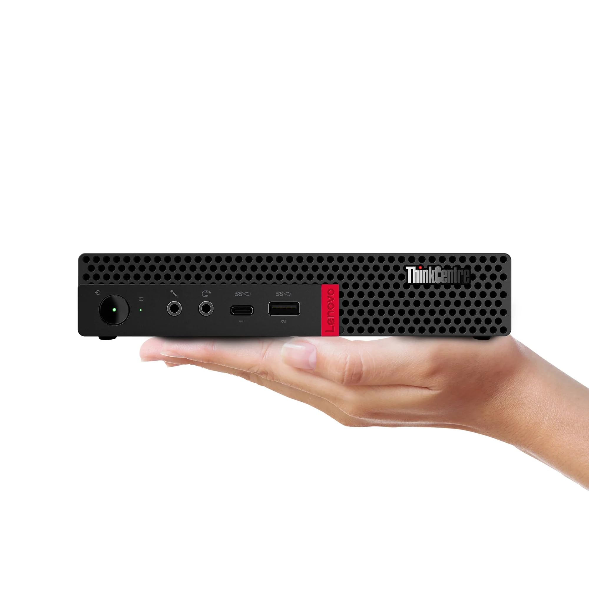 Lenovo ThinkCentre M720q Mini Desktop Computer, Intel Core i5-9500T, 16GB RAM, 256GB SSD, WiFi, Bluetooth, Nessuna tastiera e mouse, Windows 11 Pro (Ricondizionato)