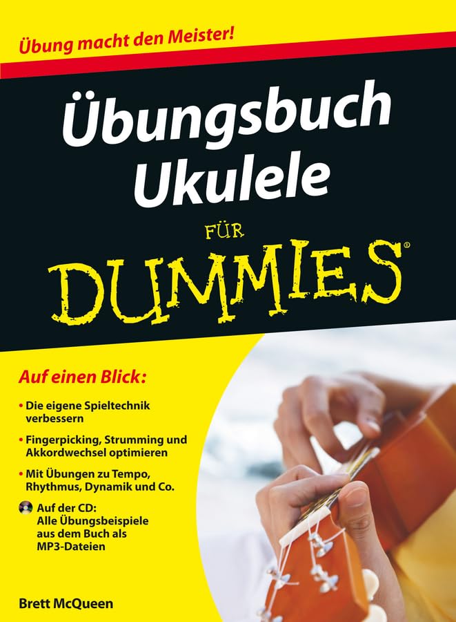 Ubungsbuch Ukulele fur Dummies, Enhanced Edition (German Edition)