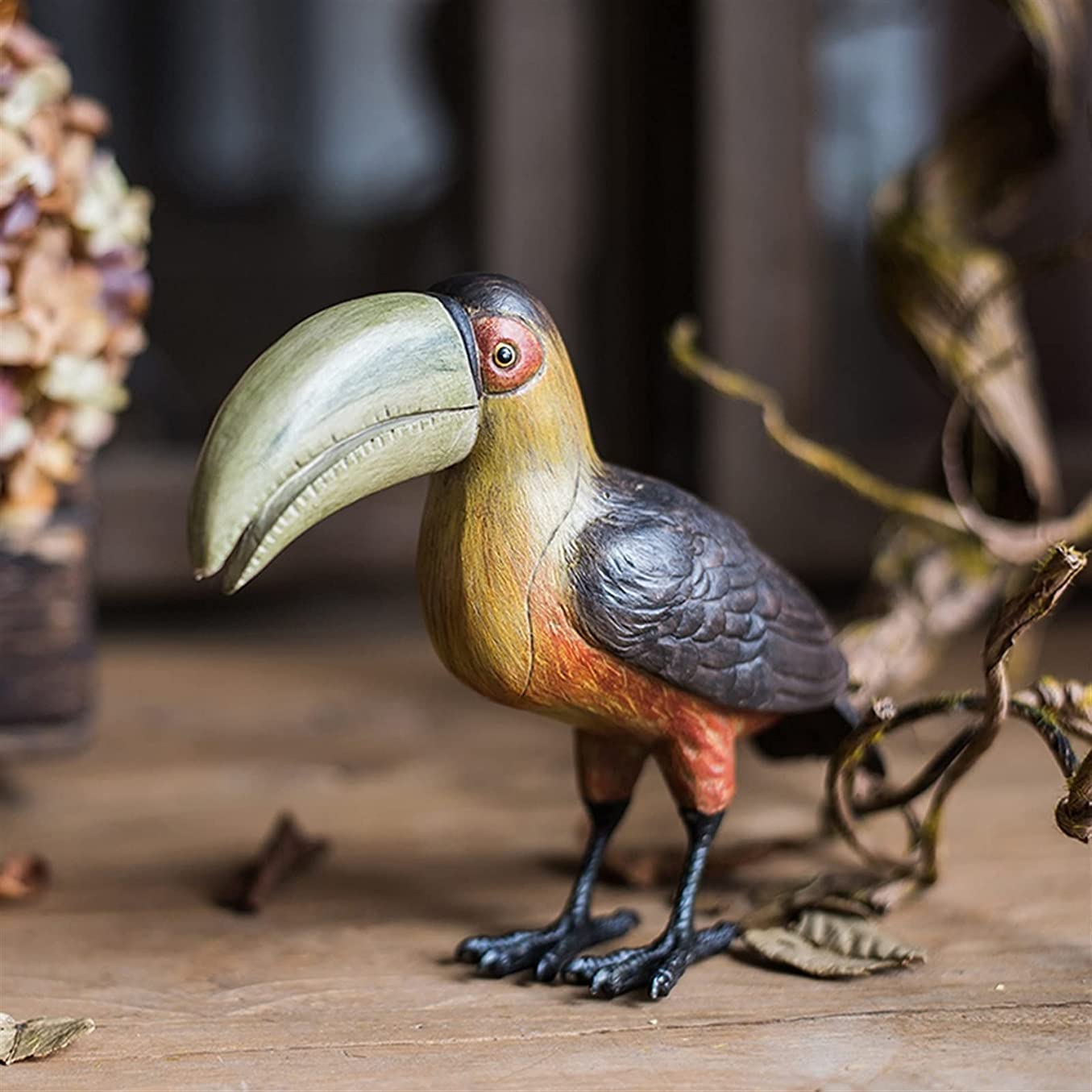 Tuin Ornament Outdoor Hars Simulatie Big-Billed Toekan Ornamenten - Hars Fake Vogels Ambachten Tuin Dier Boom Opknoping Pastorale Decoratie Hanger Tuin Ornament Outdoor Hars Simulatie Big-Billed Toekan Ornamenten - Hars Fake Vogels Ambachten Tuin Dier Boom Opknoping Pastorale Decoratie Hanger