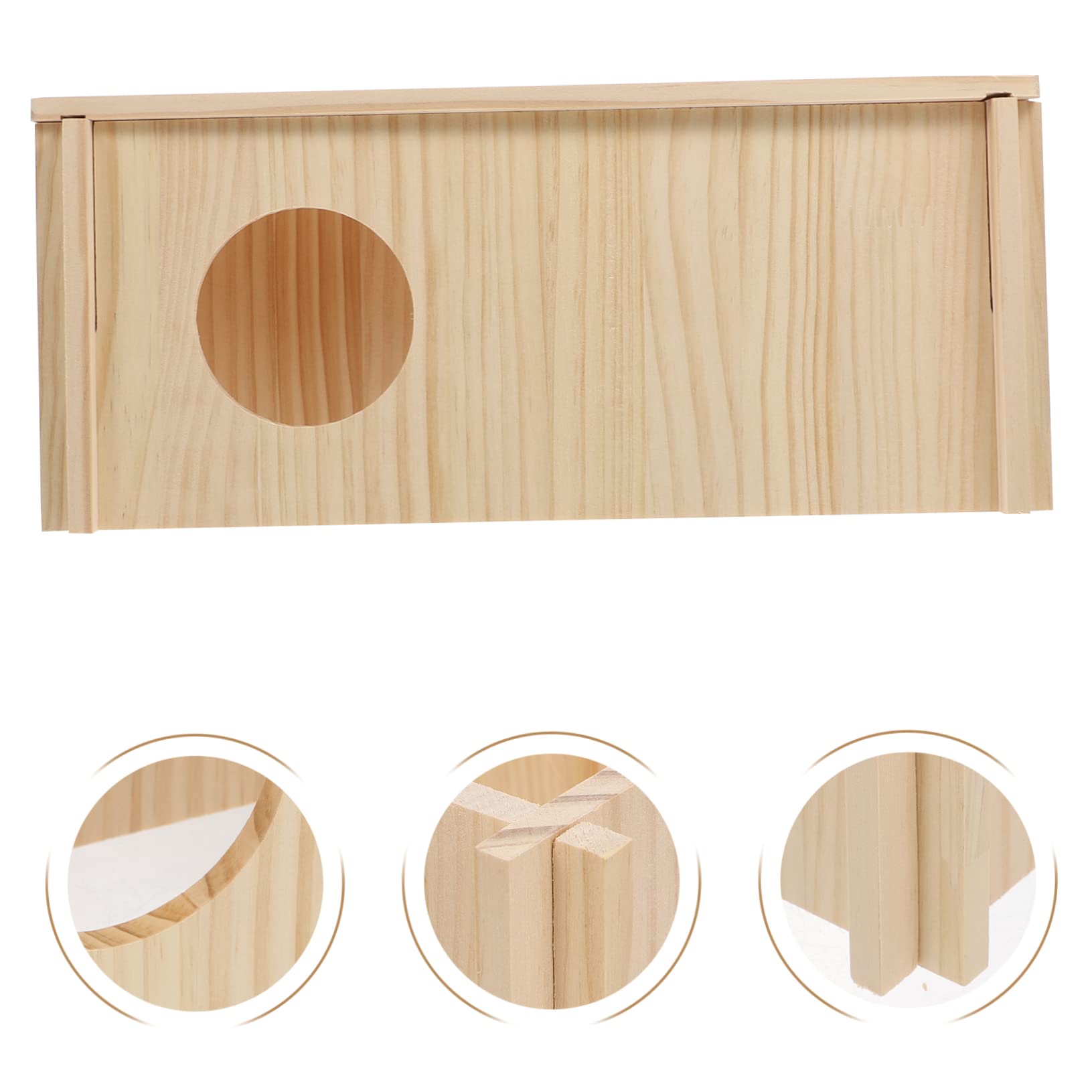 Sosoport 1stück Hamster Nest Gemütliches Schlafhaus Für Hamster Spielzeug Und Versteck Natürlichem Material Für Kleintiere Rückzugsort