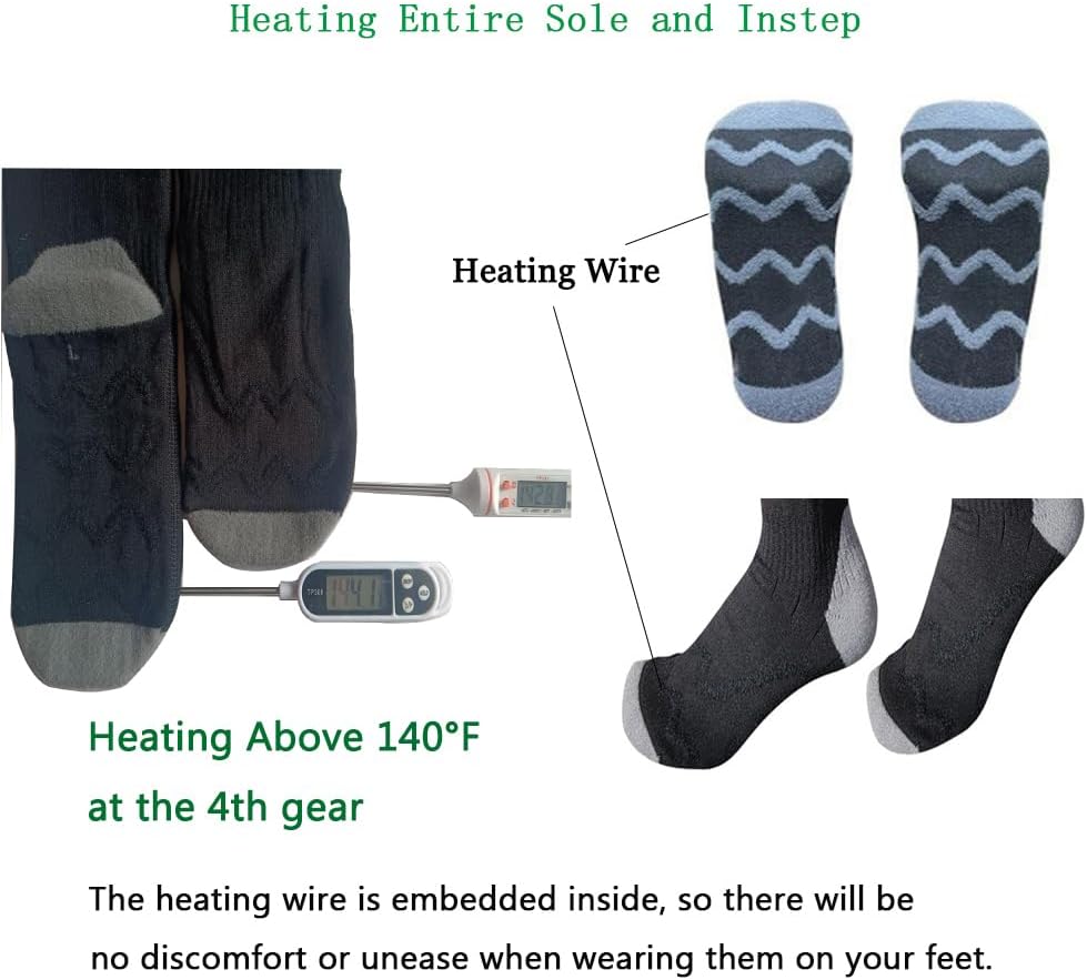 Popdan Heated Socks Battery Detail