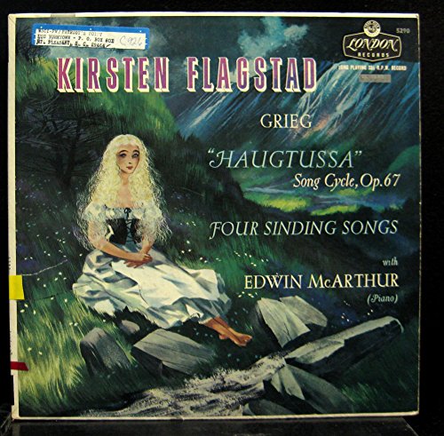 FLAGSTAD McARTHUR GRIEG HAUGTUSSA SONG CYCLE vinyl record
