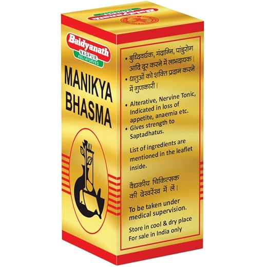 Baidyanath Manikya Bhasma Nervine Tonic - 25g