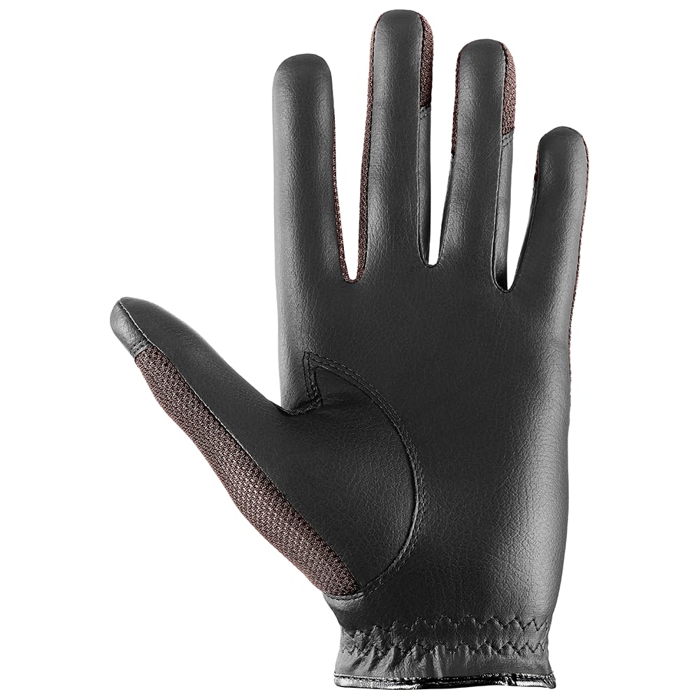 Uvex sumair - Guantes de equitación para Adultos - Flexible - ventilación óptima - Black-Brown - 9.5