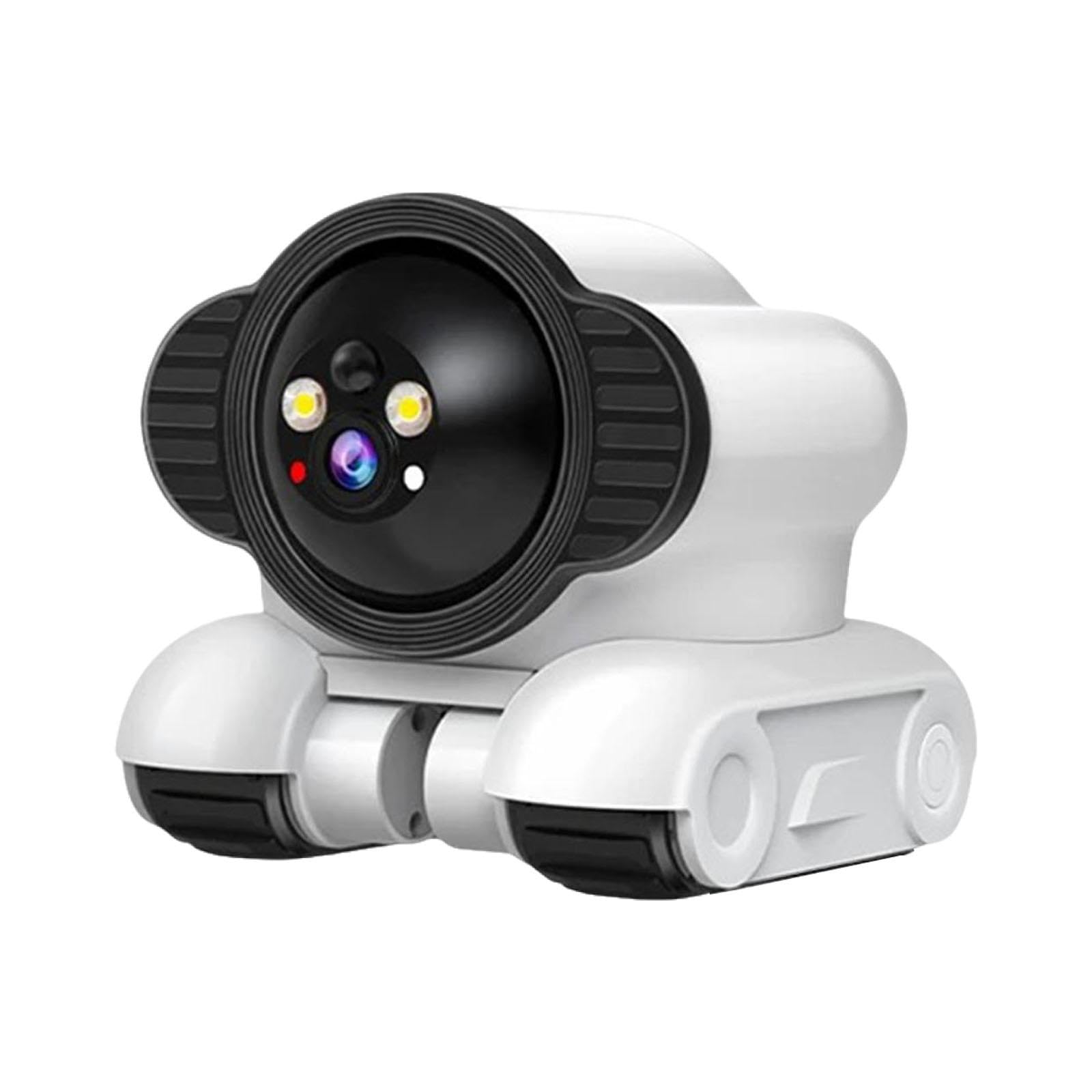 Cámara Robot con Ruedas, móvil, para Mascotas con cámaras de Seguridad portátiles y Resistentes para Interiores, Ideal para Mayores, Wi-fi